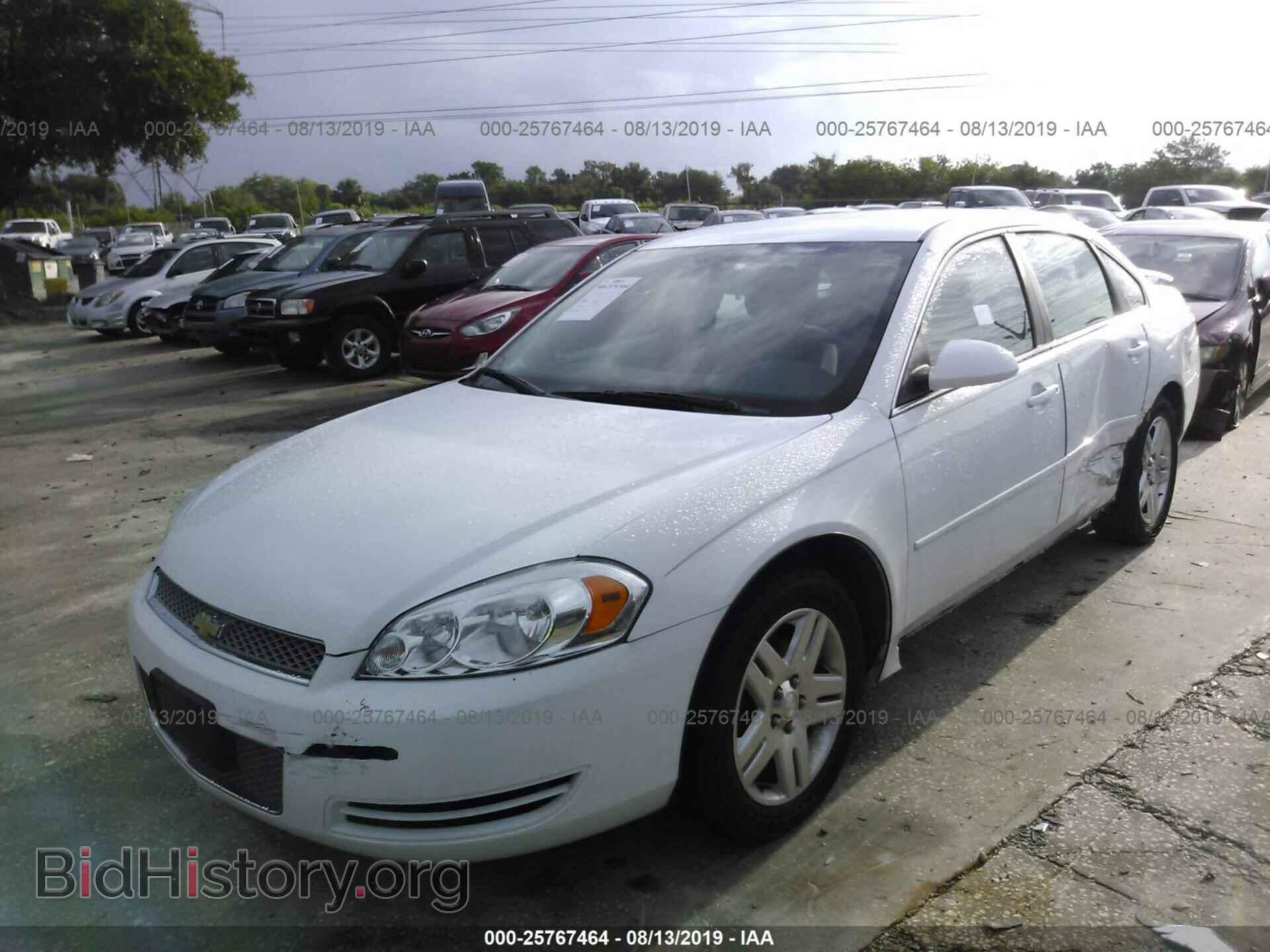 2012 CHEVROLET IMPALA - VIN: 2G1WB5E36C1212214 - Фото 2