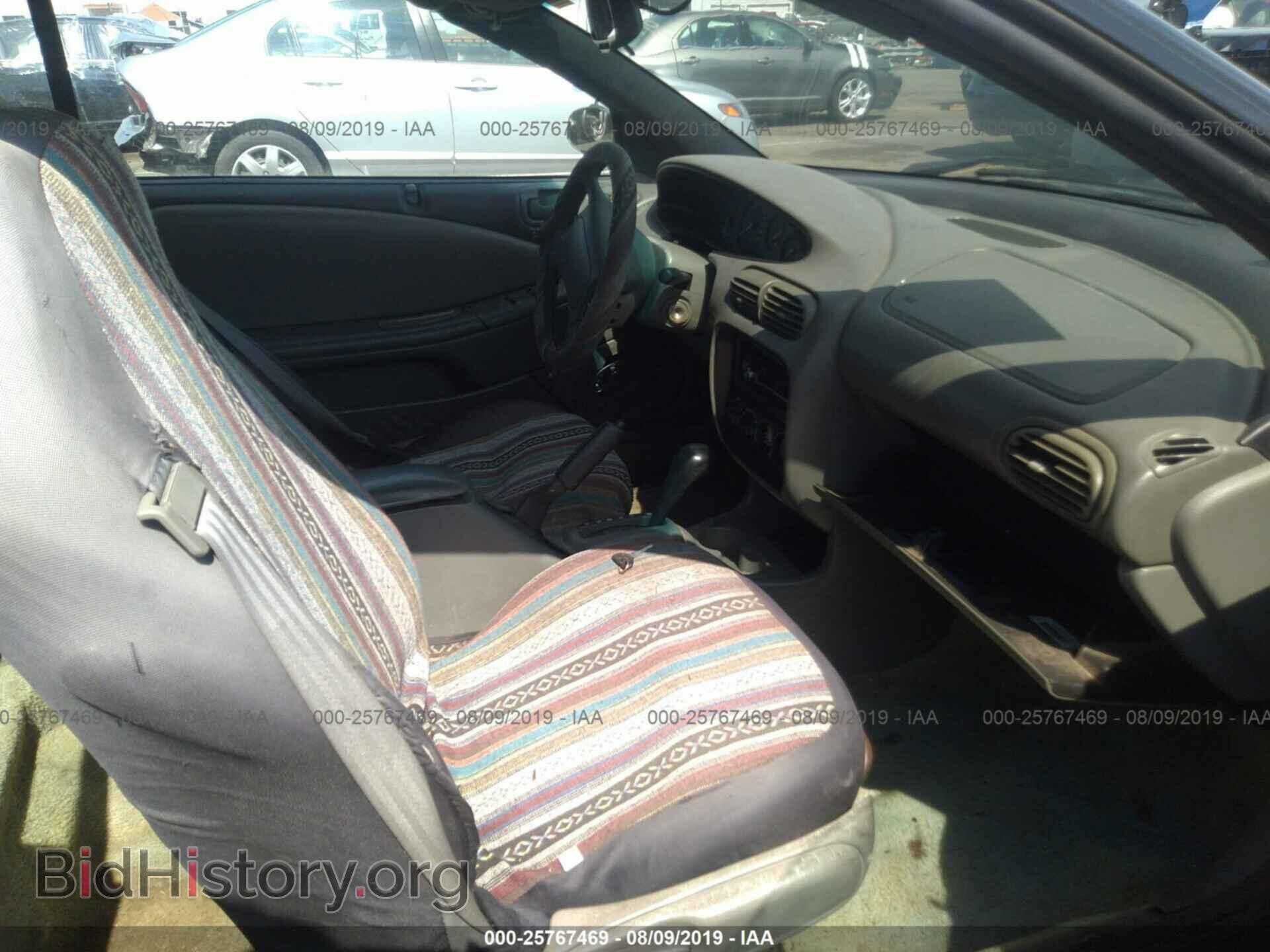 1996 CHRYSLER SEBRING - VIN: 3C3EL45H1TT249146 - Фото 5