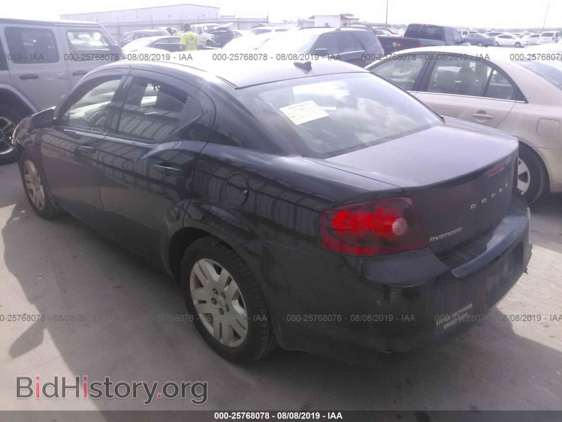 2012 DODGE AVENGER - VIN: 1C3CDZAB2CN198663 - Фото 3