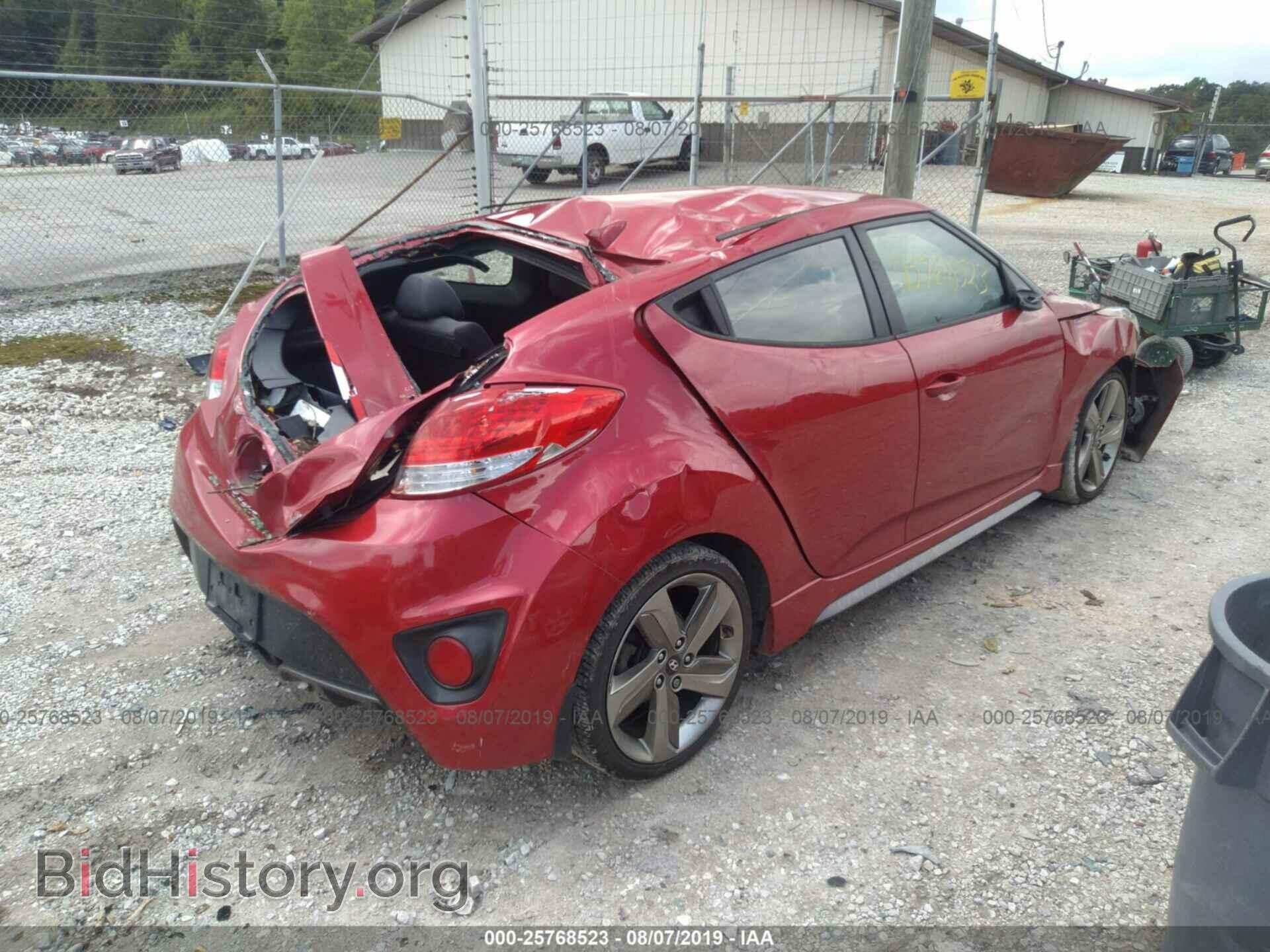 2013 HYUNDAI VELOSTER - VIN: KMHTC6AE4DU145408 - Фото 4