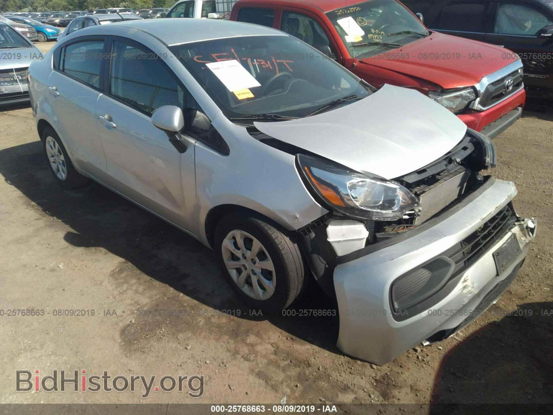 Фотография KNADM4A38D6125804 - KIA RIO 2013