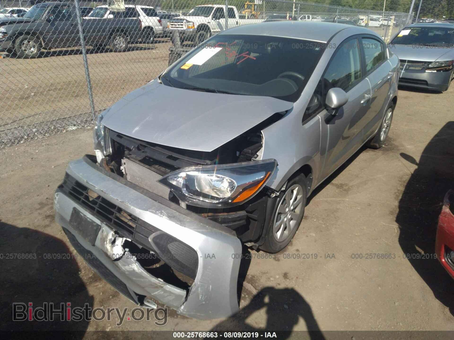 2013 KIA RIO - VIN: KNADM4A38D6125804 - Фото 2