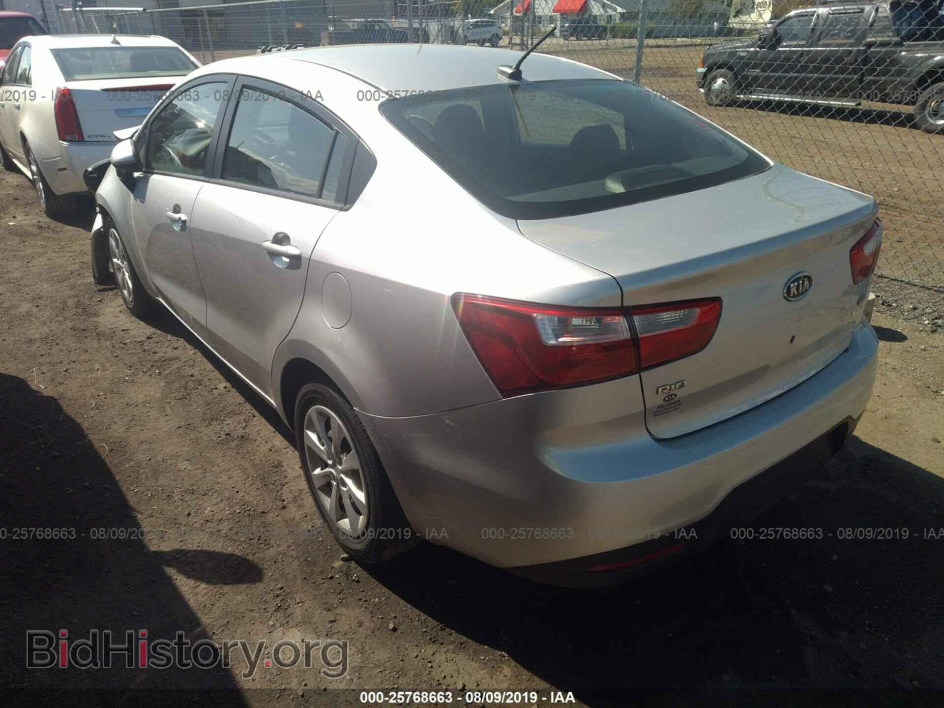 2013 KIA RIO - VIN: KNADM4A38D6125804 - Фото 3