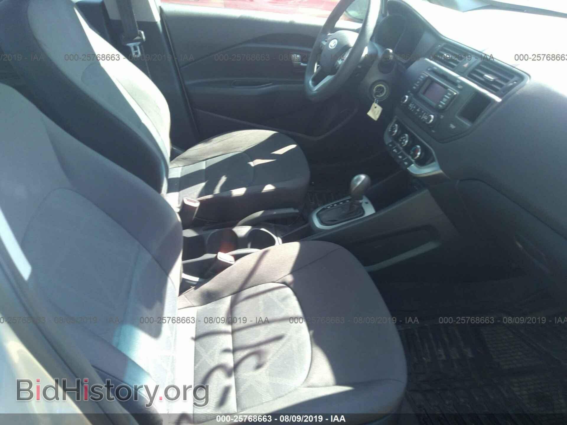 2013 KIA RIO - VIN: KNADM4A38D6125804 - Фото 5