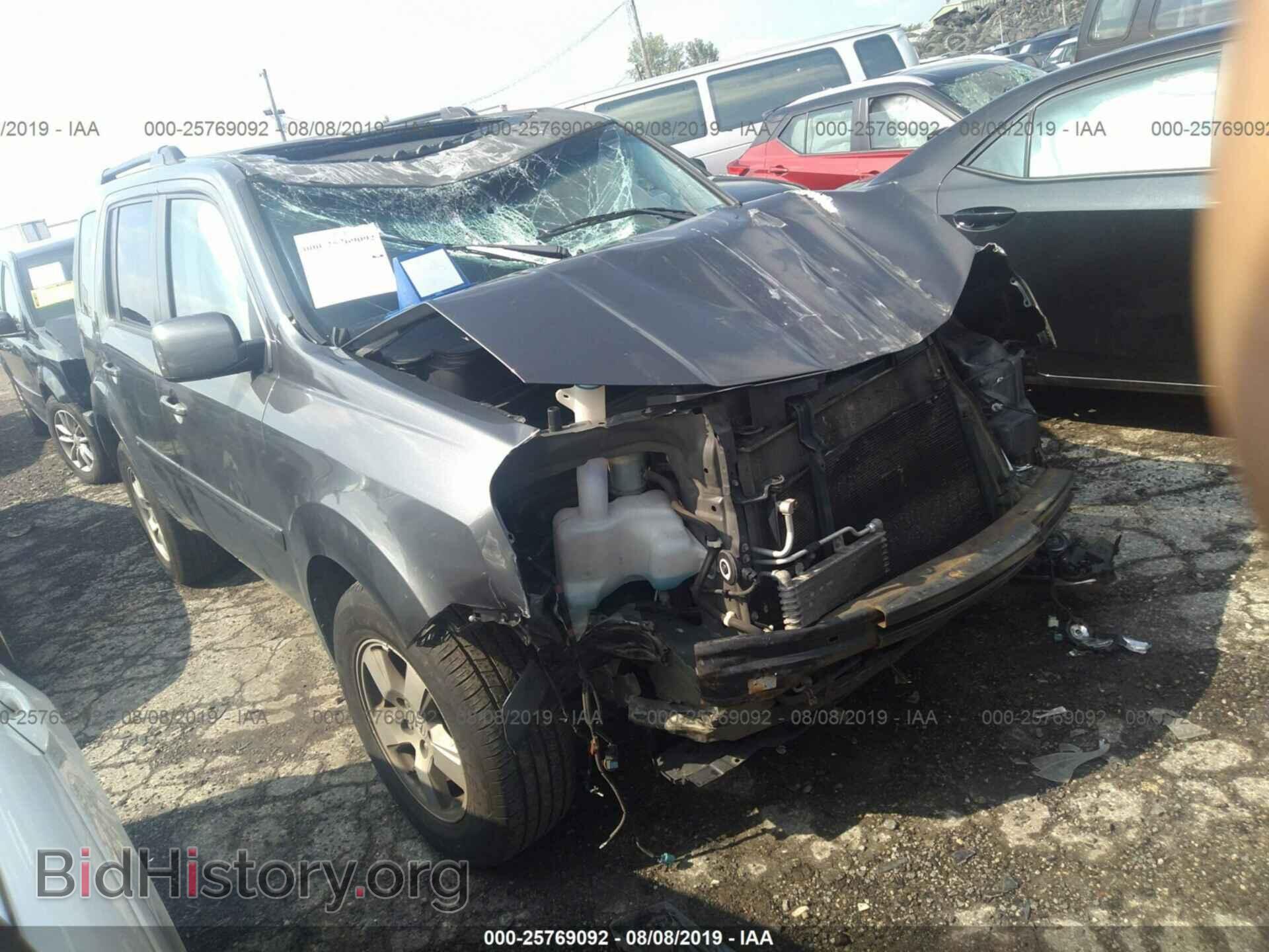 Фотография 5FNYF4H59BB036296 - HONDA PILOT 2011