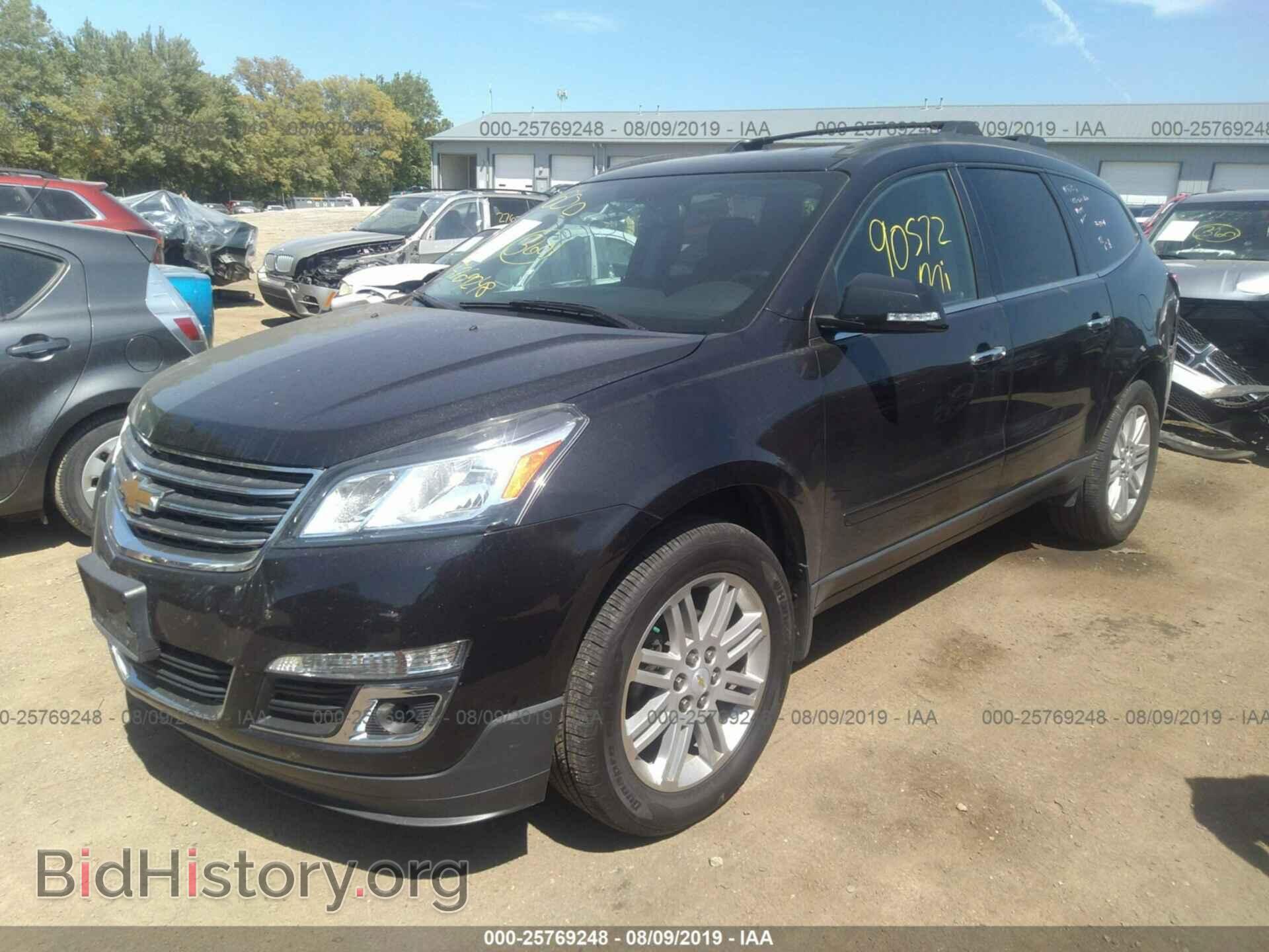 2014 CHEVROLET TRAVERSE - VIN: 1GNKRGKD8EJ110634 - Фото 2