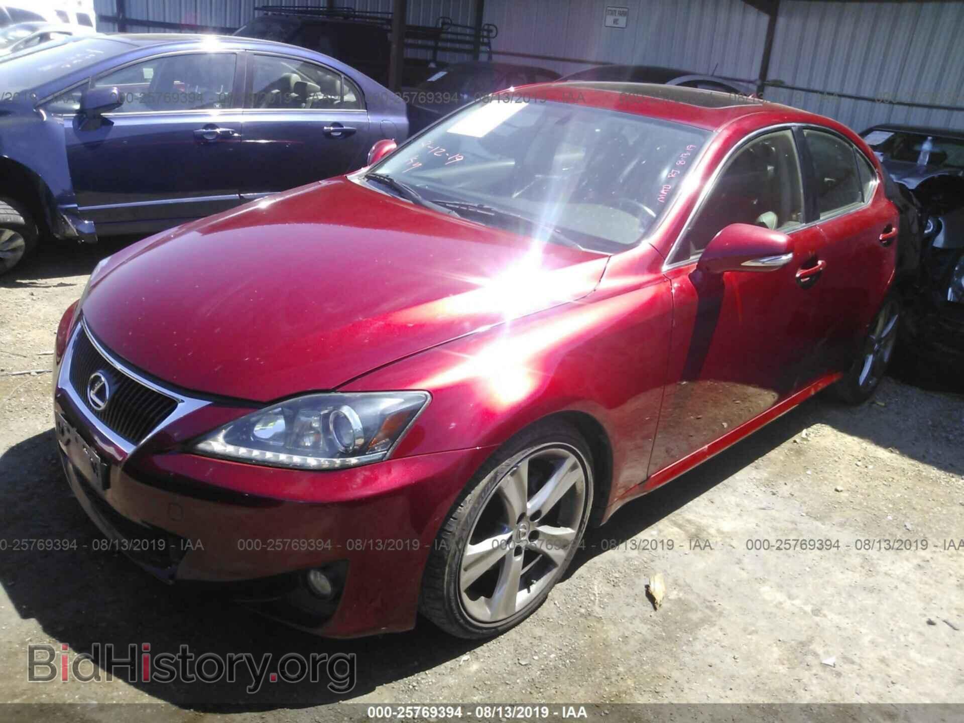 2011 LEXUS IS - VIN: JTHBF5C20B5134447 - Фото 2