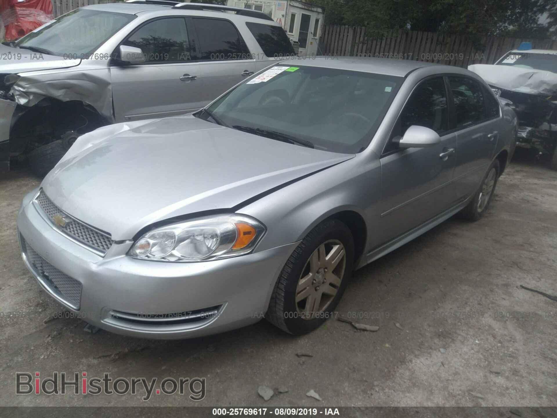 2012 CHEVROLET IMPALA - VIN: 2G1WG5E30C1195654 - Фото 2