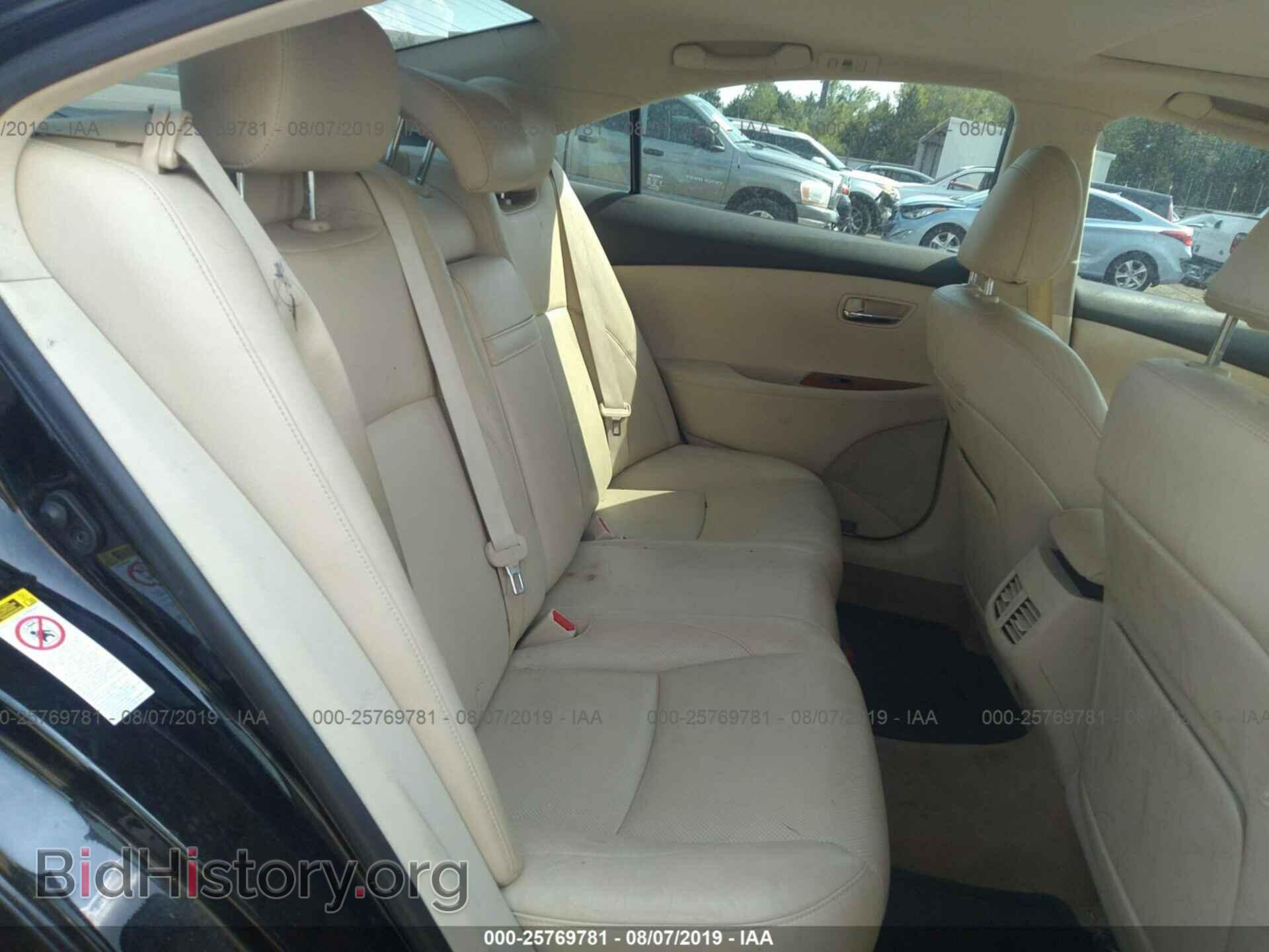 2011 LEXUS ES - VIN: JTHBK1EG0B2455533 - Фото 8