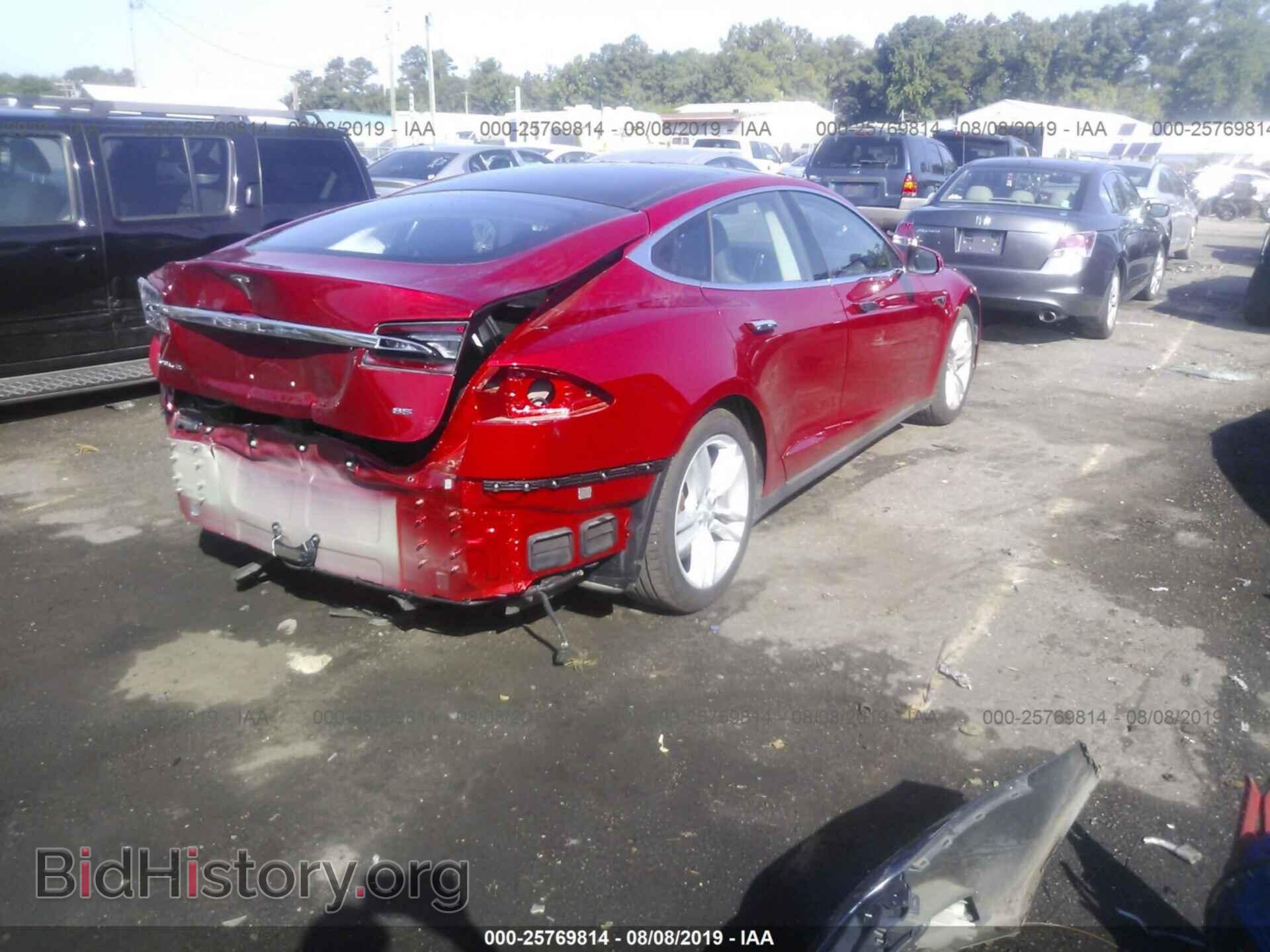 2014 TESLA MODEL S - VIN: 5YJSA1H12EFP51294 - Фото 4