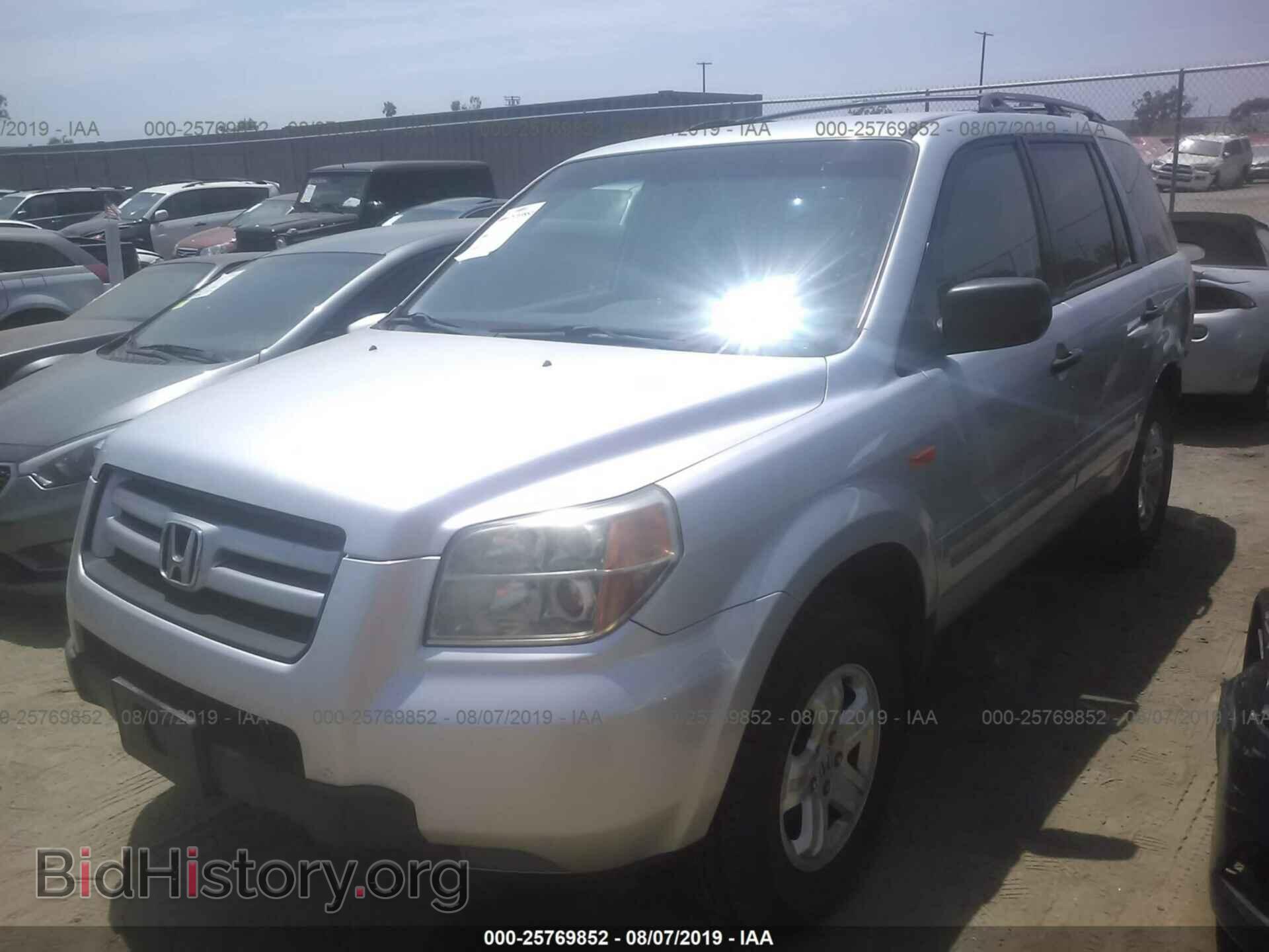 2007 HONDA PILOT - VIN: 5FNYF281X7B012081 - Фото 2
