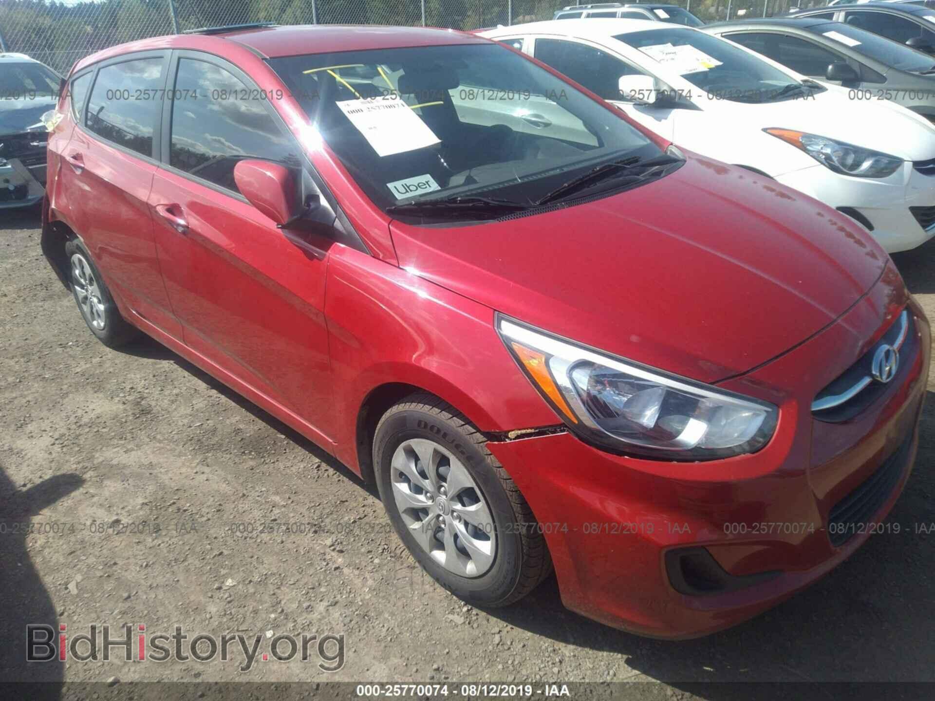 Фотография KMHCT5AEXGU268774 - HYUNDAI ACCENT 2016