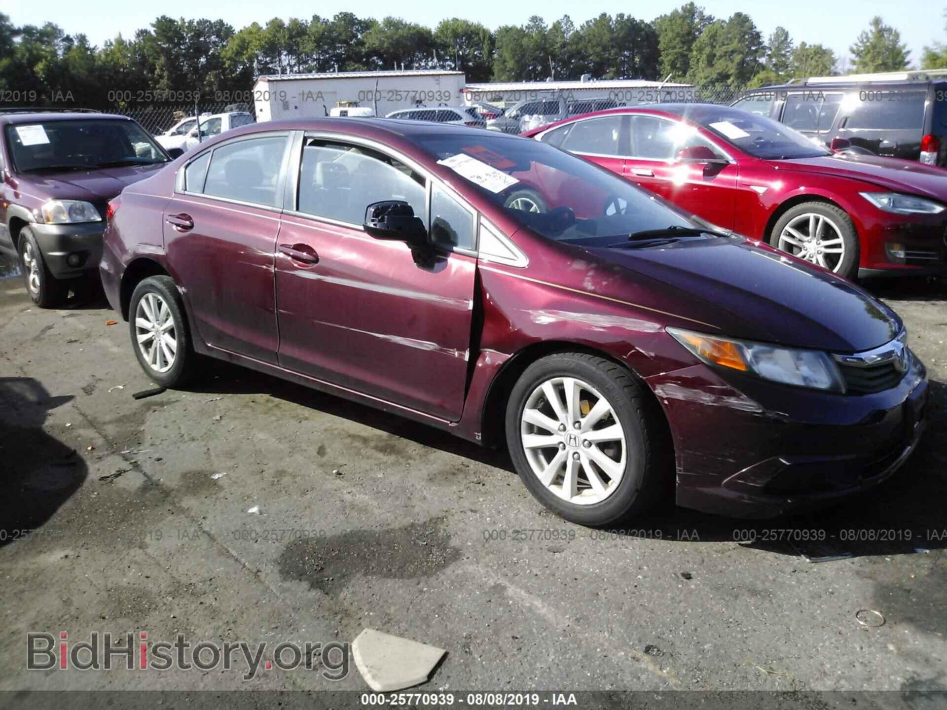 Фотография 2HGFB2F87CH542842 - HONDA CIVIC 2012