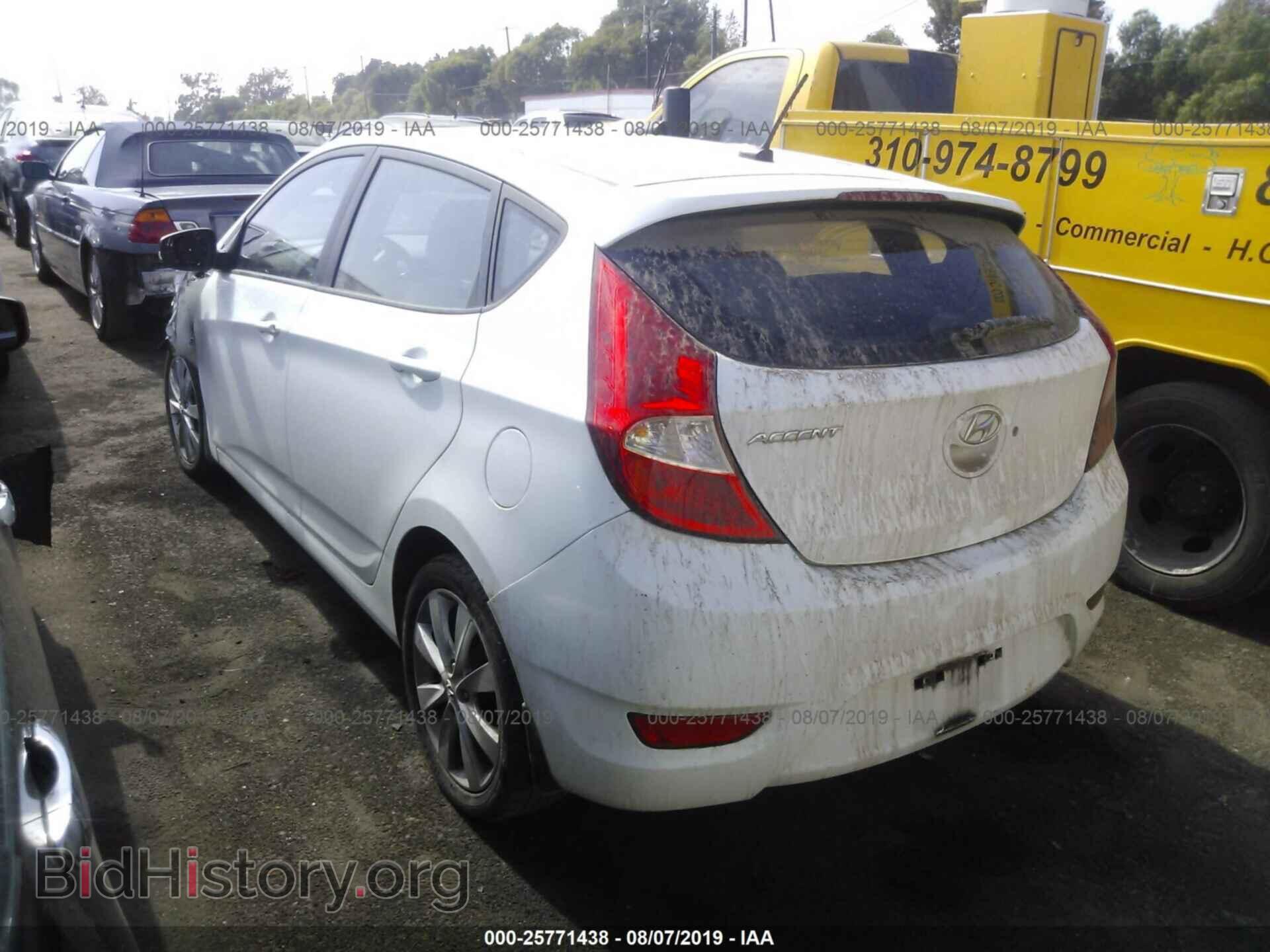2014 HYUNDAI ACCENT - VIN: KMHCU5AE7EU144343 - Фото 3