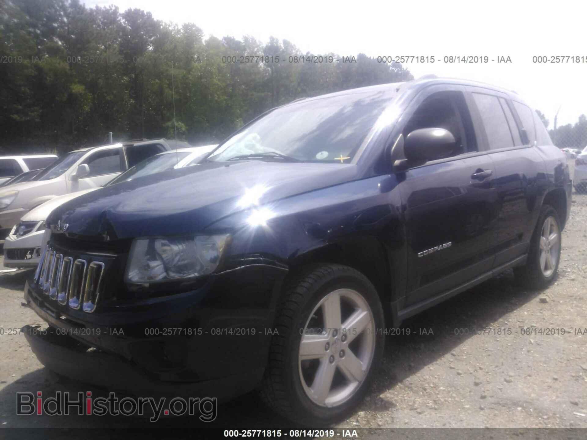 2012 JEEP COMPASS - VIN: 1C4NJDCB4CD645383 - Фото 2