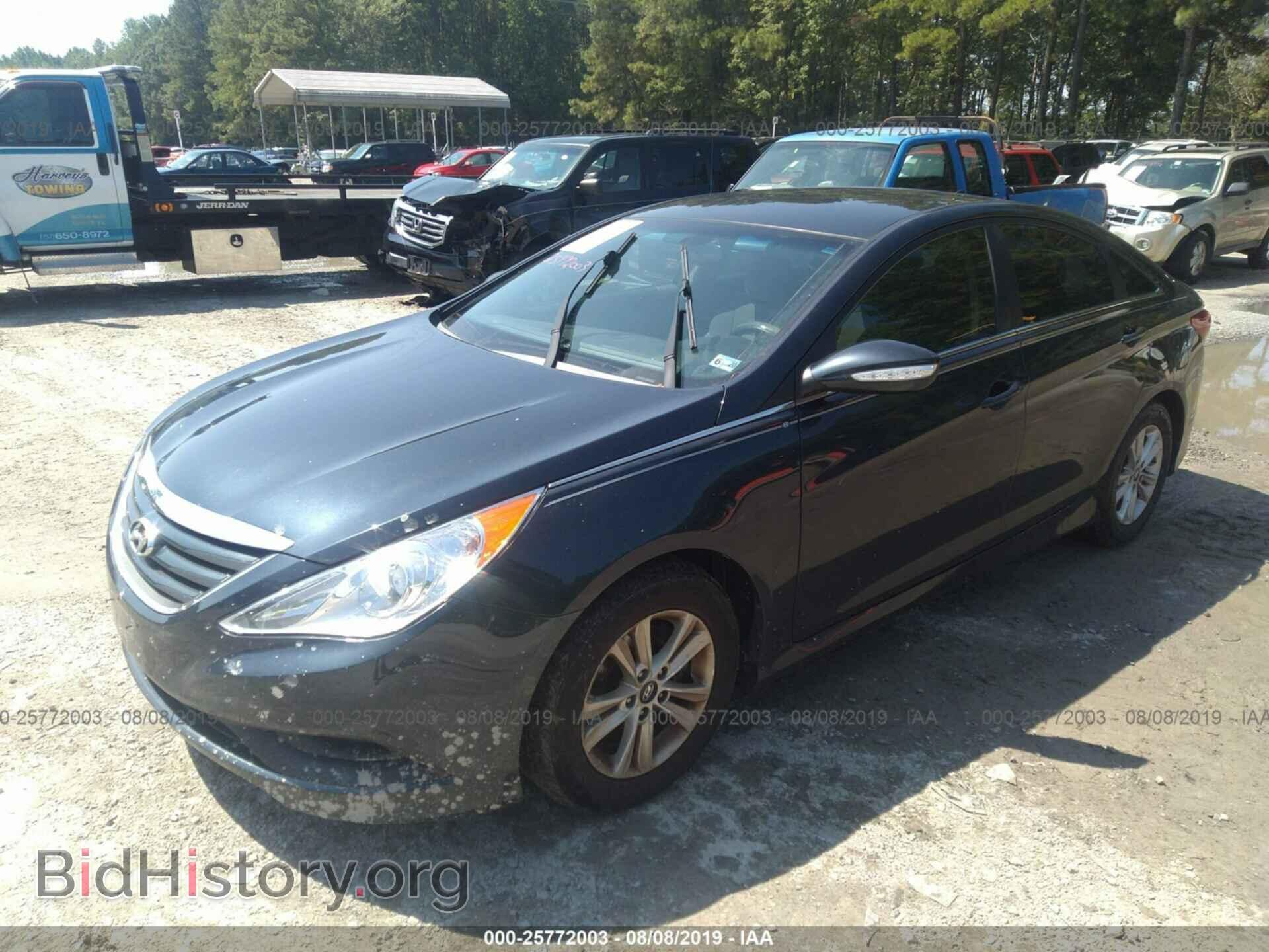 2014 HYUNDAI SONATA - VIN: 5NPEB4AC1EH915482 - Фото 2