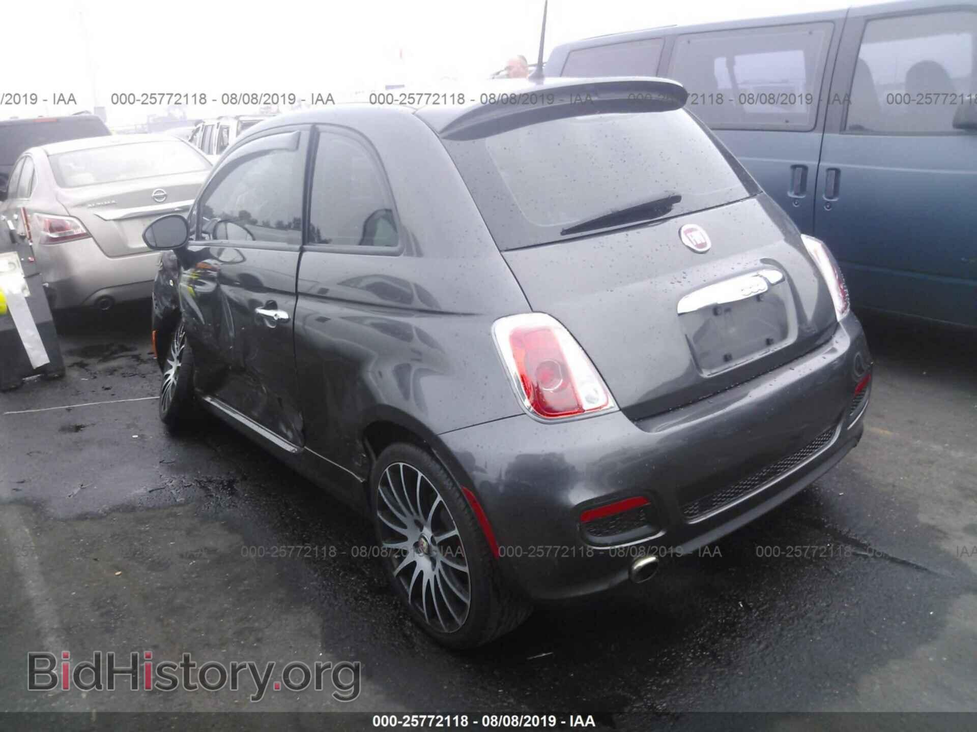 2015 FIAT 500 - VIN: 3C3CFFBR6FT558669 - Фото 3