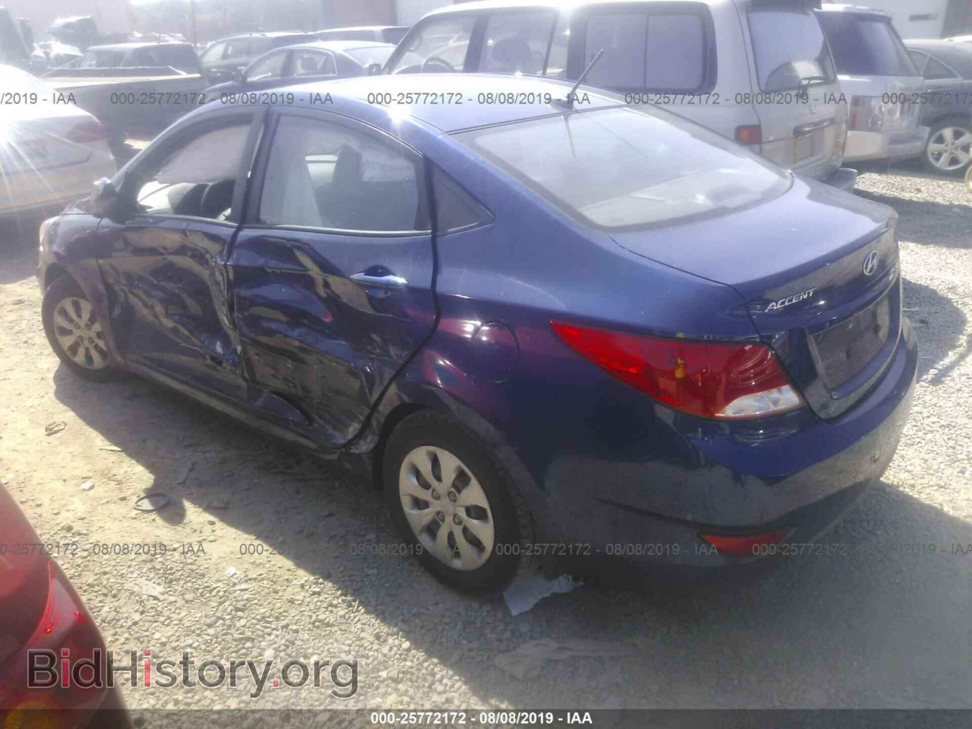 2016 HYUNDAI ACCENT - VIN: KMHCT4AE6GU017955 - Фото 3