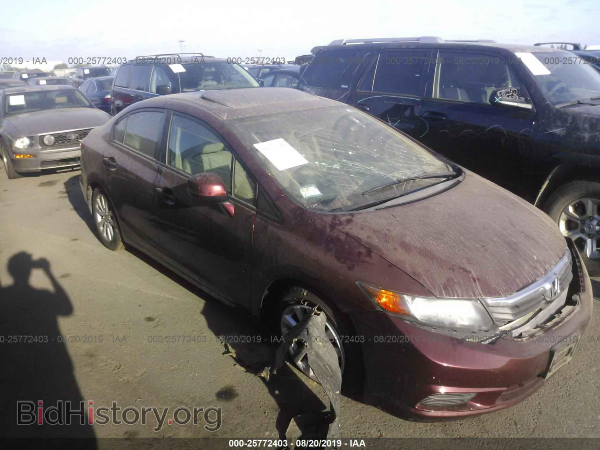 Фотография 2HGFB2F87CH606247 - HONDA CIVIC 2012