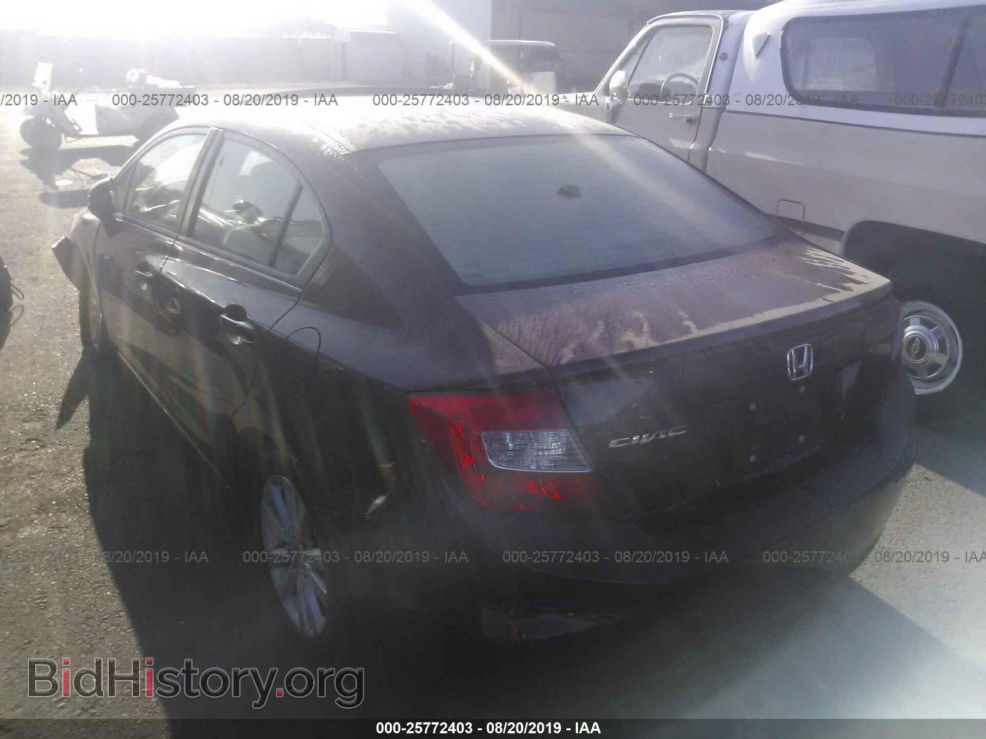 2012 HONDA CIVIC - VIN: 2HGFB2F87CH606247 - Photo 3