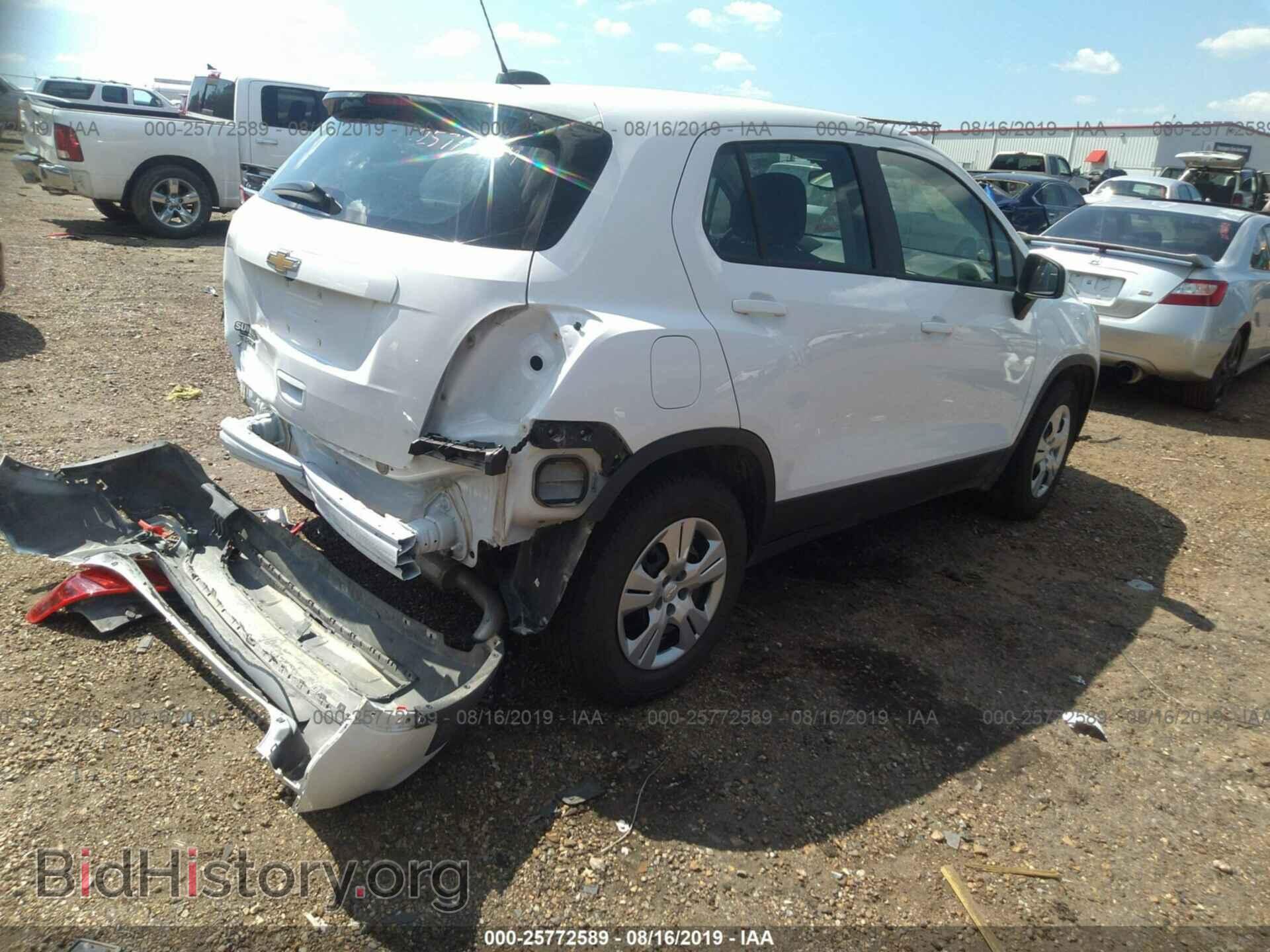 2017 CHEVROLET TRAX - VIN: 3GNCJKSB0HL278228 - Фото 4