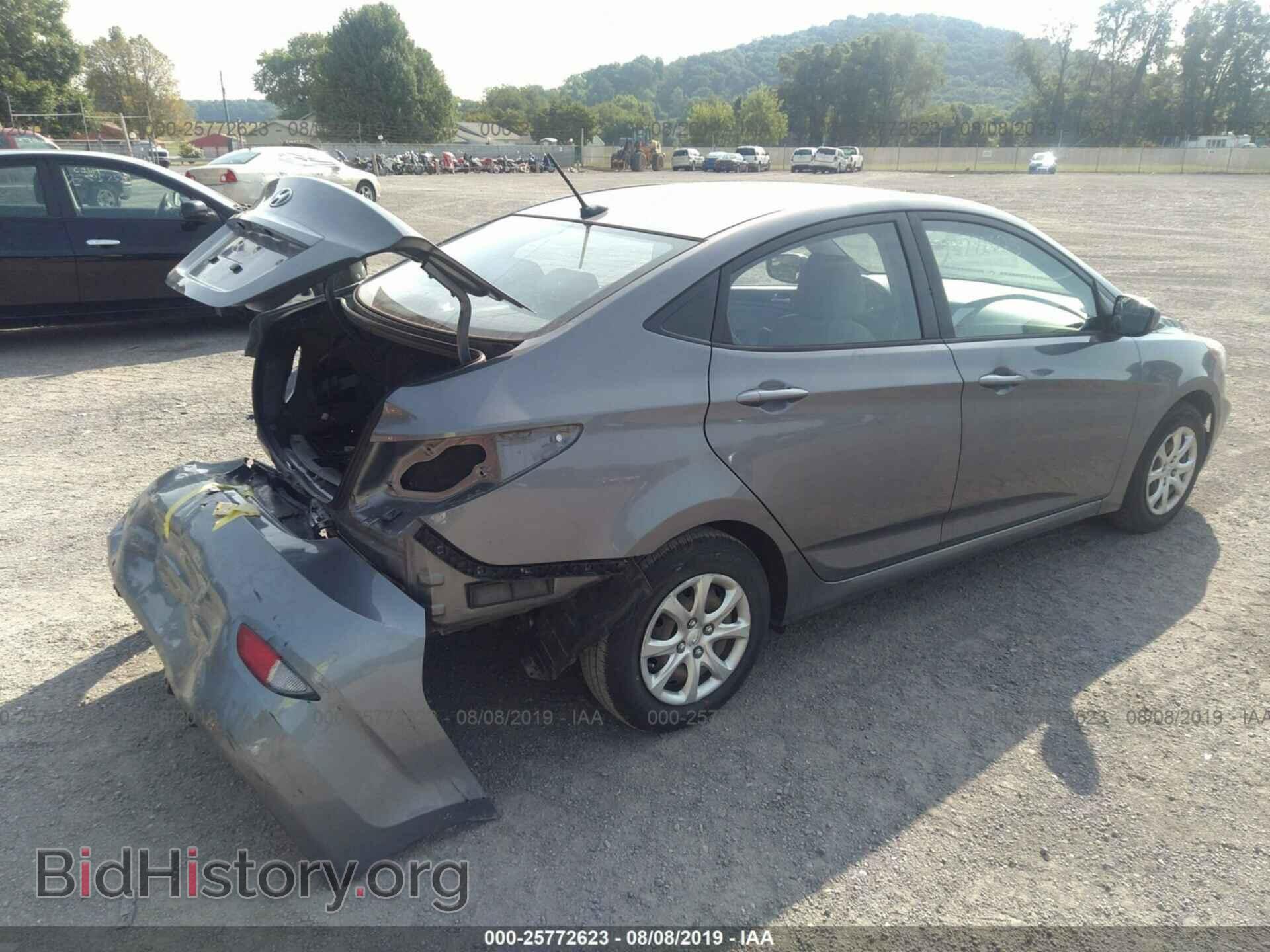 2014 HYUNDAI ACCENT - VIN: KMHCT4AE1EU638937 - Фото 4