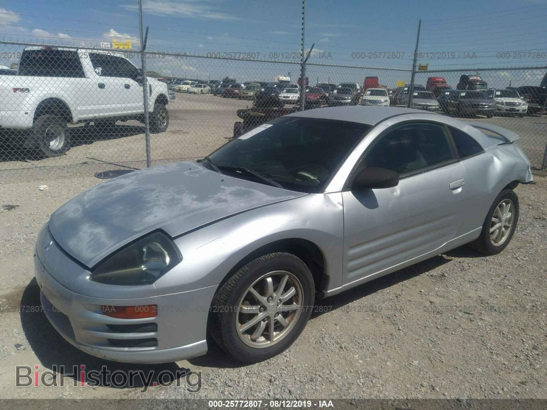2002 MITSUBISHI ECLIPSE - VIN: 4A3AC44G32E007599 - Фото 2