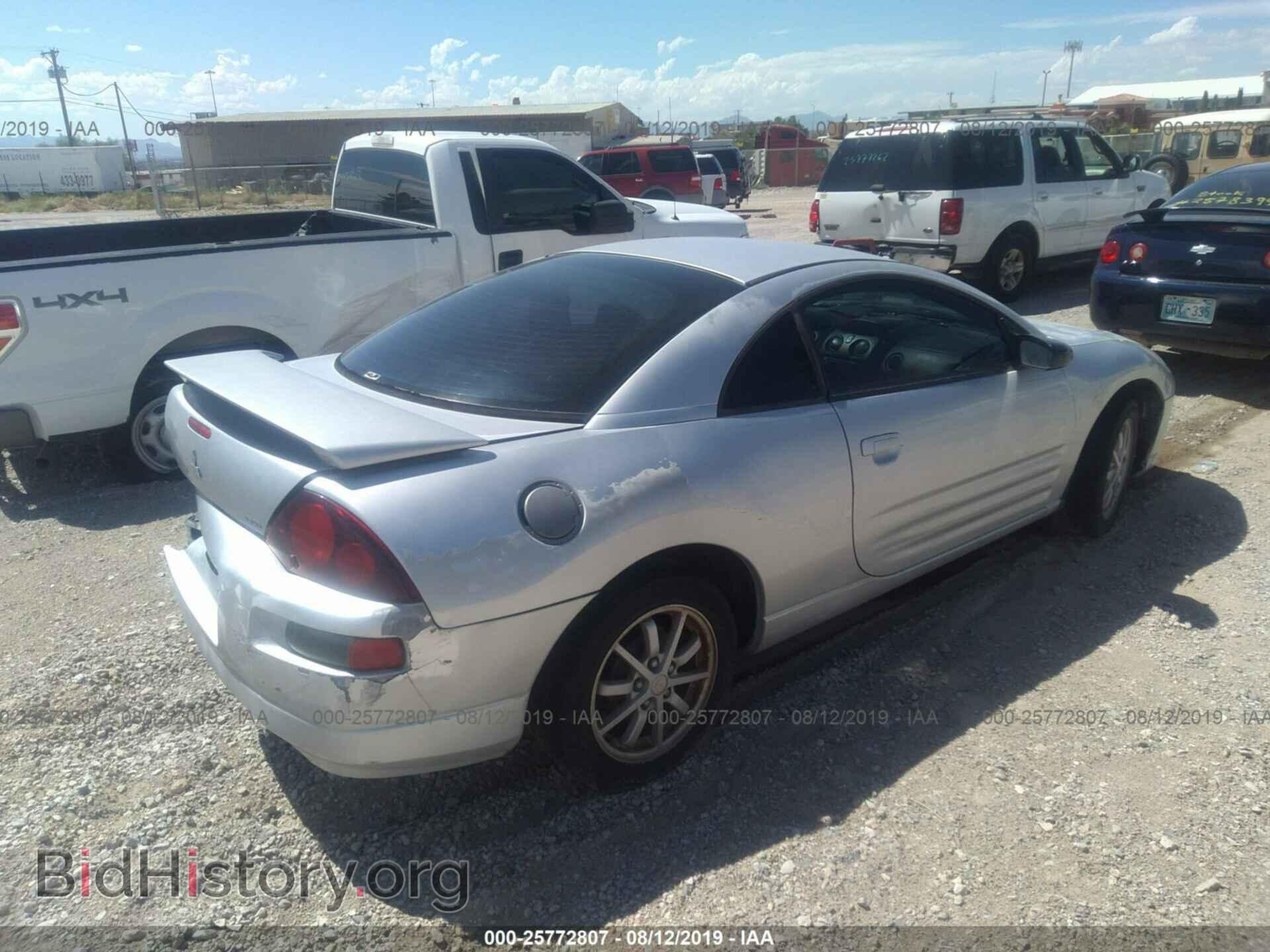 2002 MITSUBISHI ECLIPSE - VIN: 4A3AC44G32E007599 - Фото 4