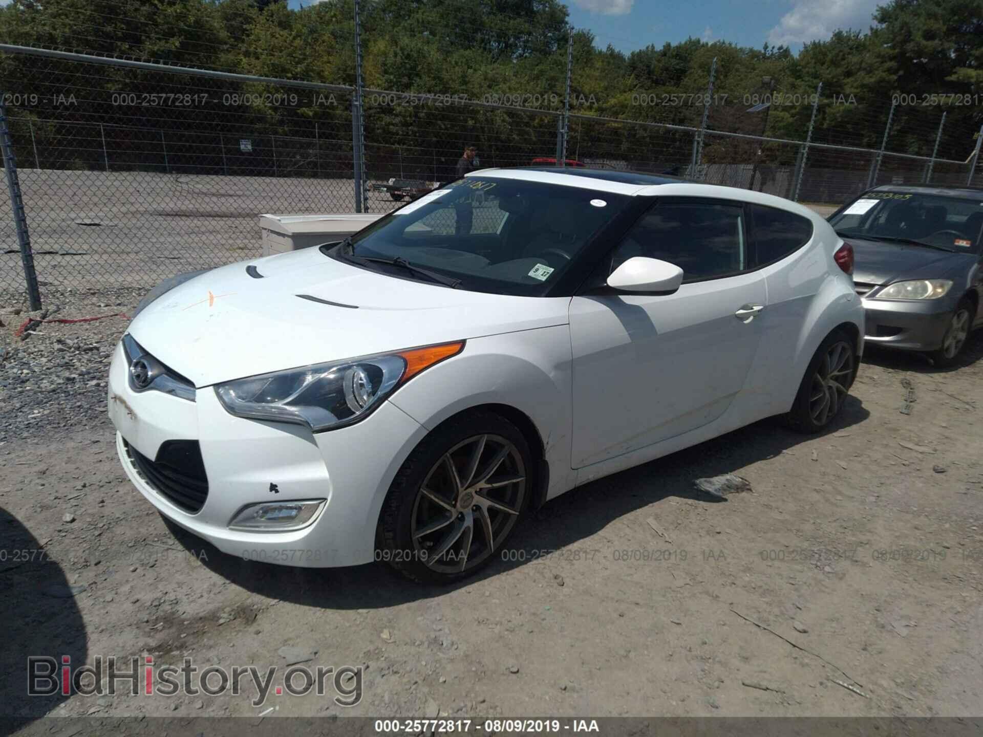 2013 HYUNDAI VELOSTER - VIN: KMHTC6AD1DU097583 - Фото 2
