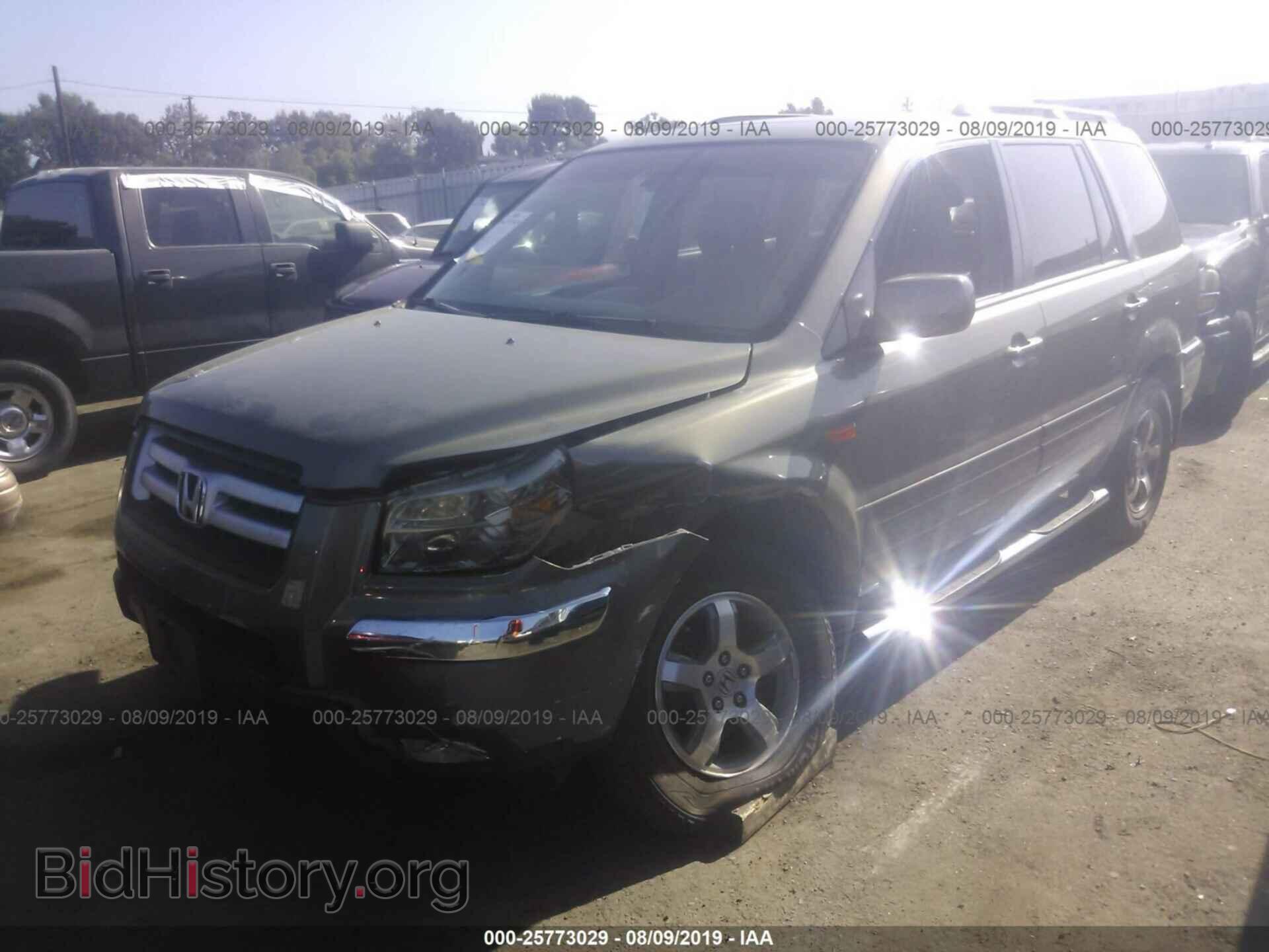2007 HONDA PILOT - VIN: 5FNYF18537B004014 - Фото 2