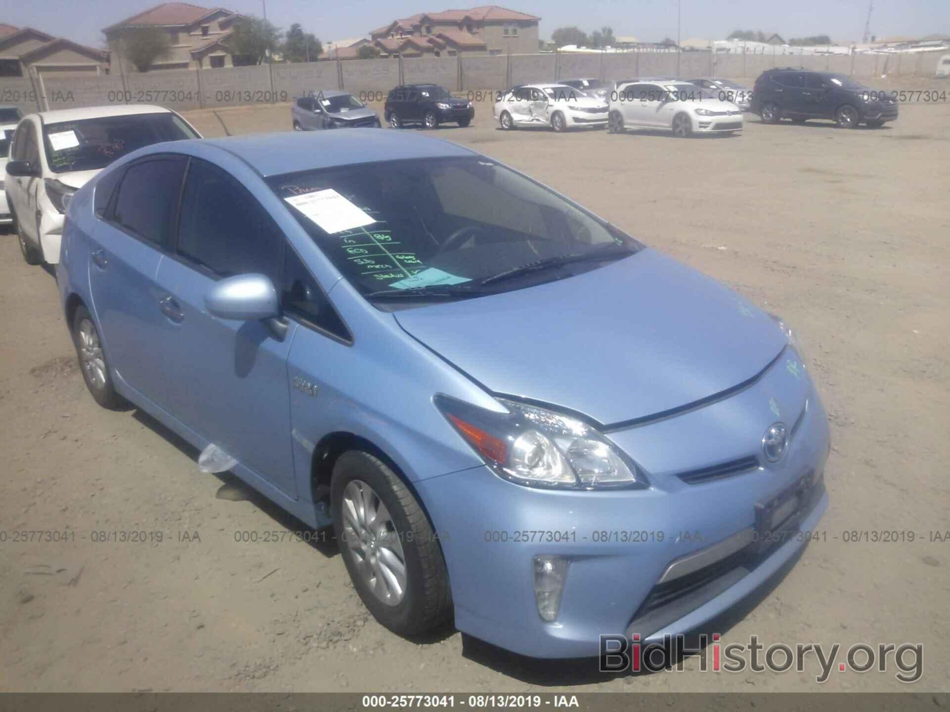 Photo JTDKN3DP4E3051896 - TOYOTA PRIUS PLUG-IN 2014