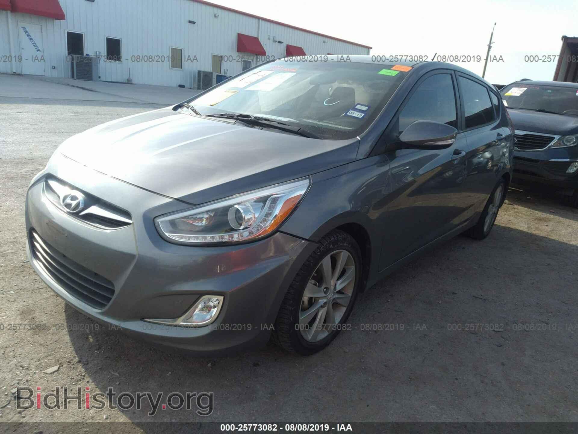2014 HYUNDAI ACCENT - VIN: KMHCU5AE1EU148906 - Фото 2