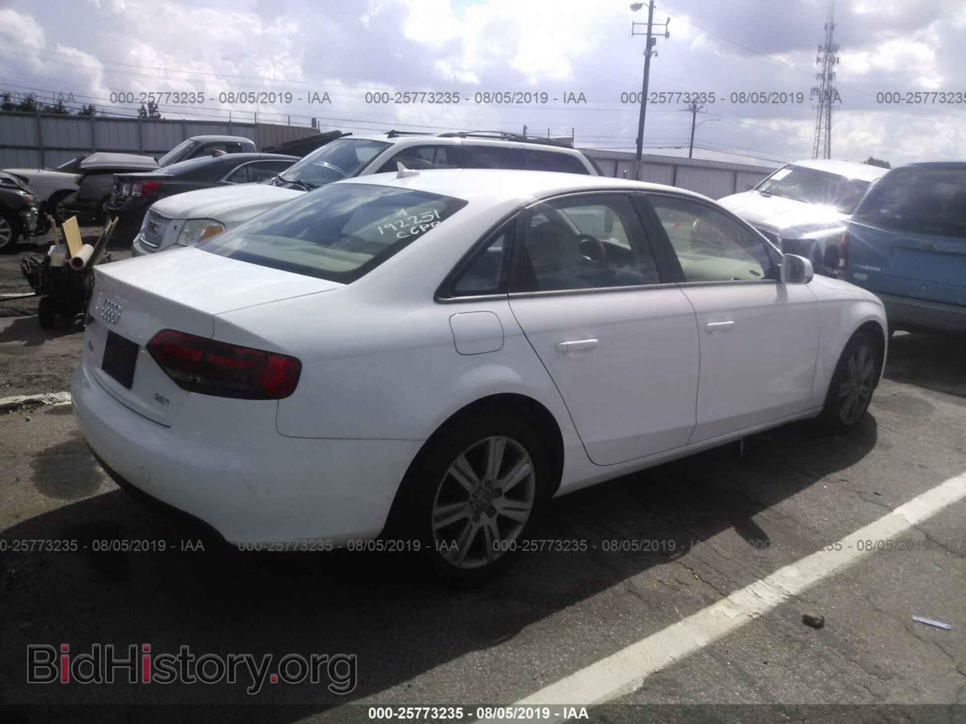2010 AUDI A4 - VIN: WAUAFAFL2AN049647 - Фото 4
