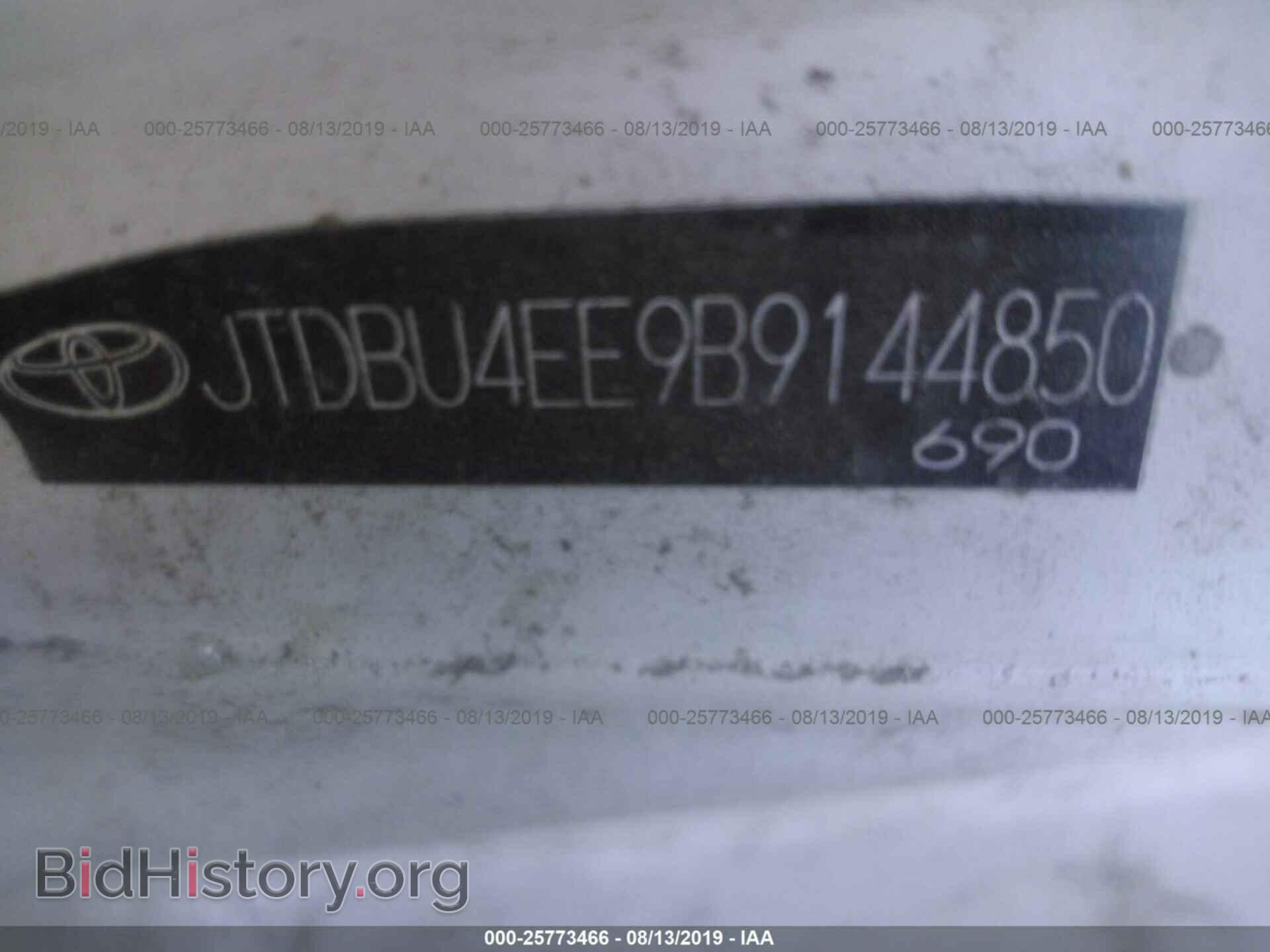 2011 TOYOTA COROLLA - VIN: JTDBU4EE9B9144850 - Фото 9