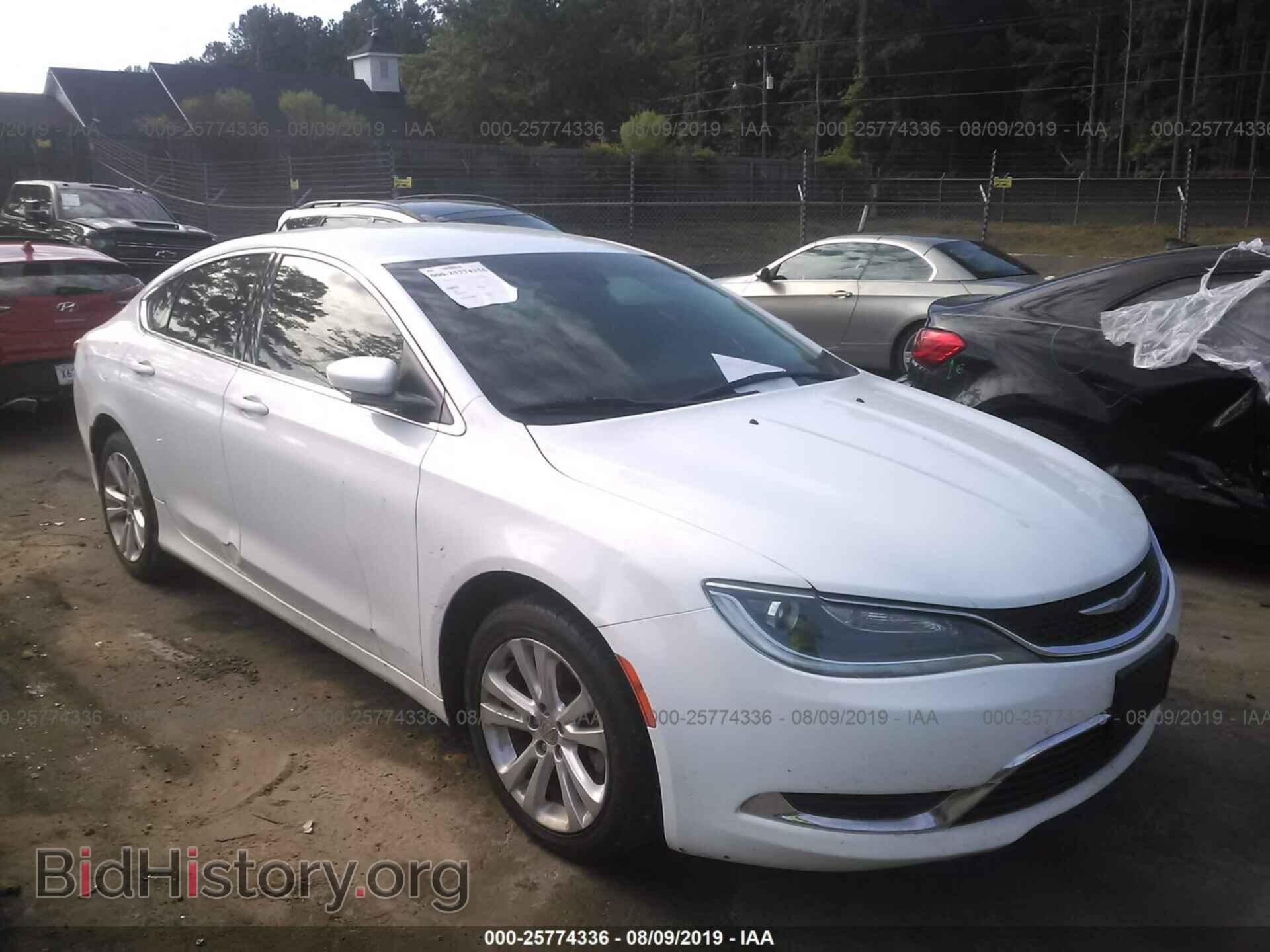 Фотография 1C3CCCAB2FN594130 - CHRYSLER 200 2015