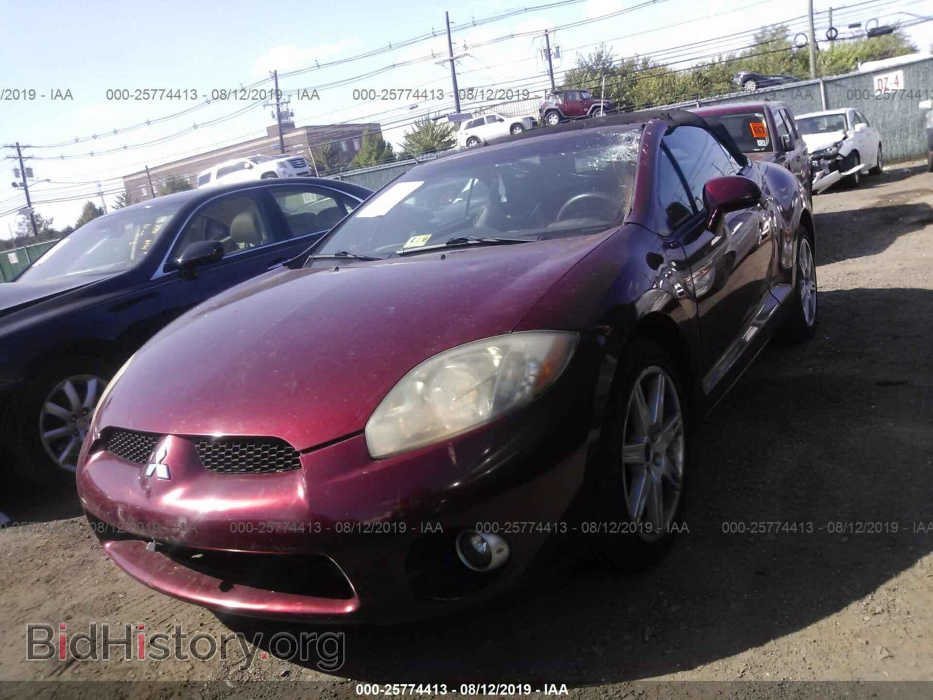 2007 MITSUBISHI ECLIPSE - VIN: 4A3AL35T67E040898 - Фото 2