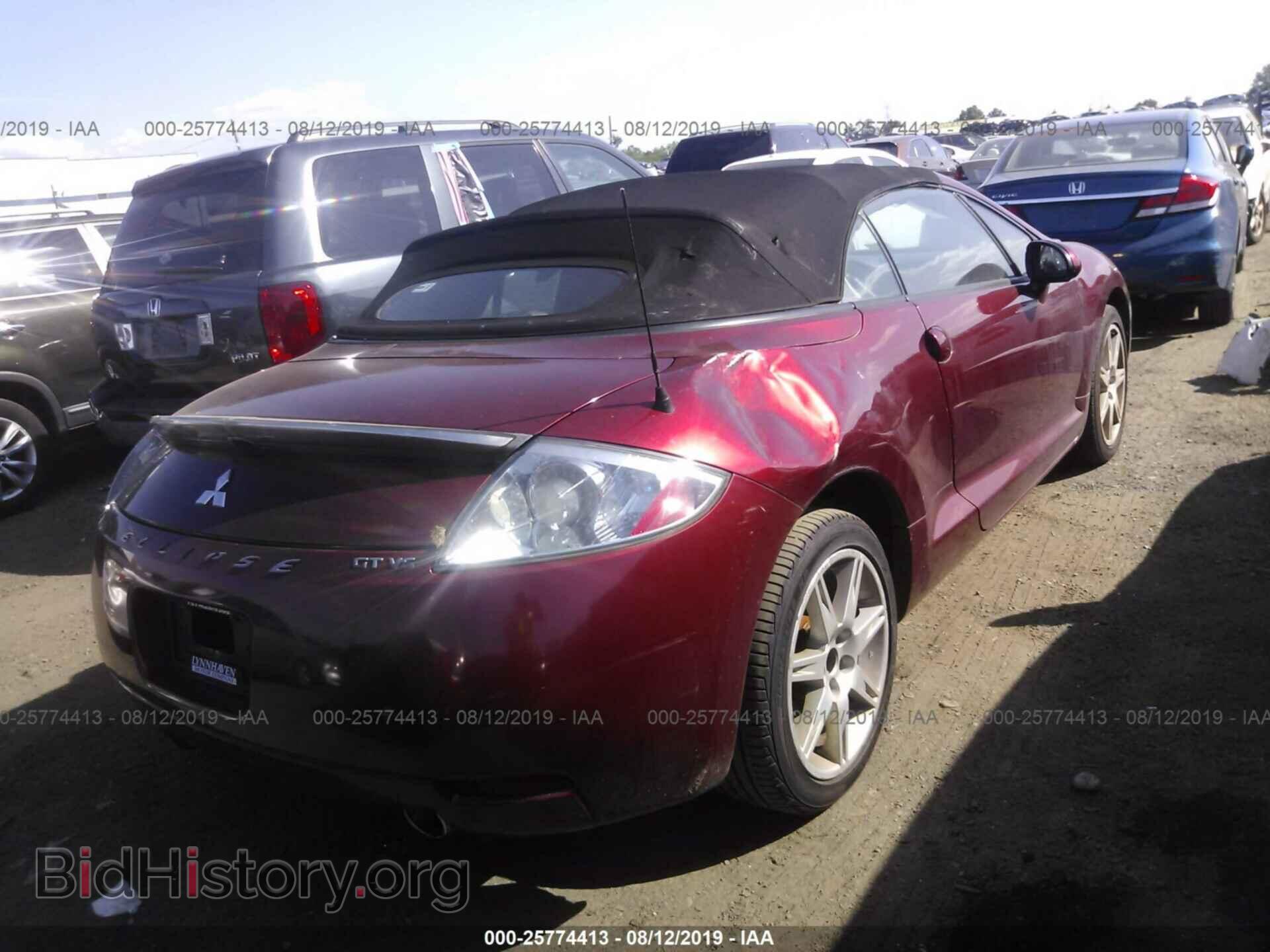 2007 MITSUBISHI ECLIPSE - VIN: 4A3AL35T67E040898 - Фото 4