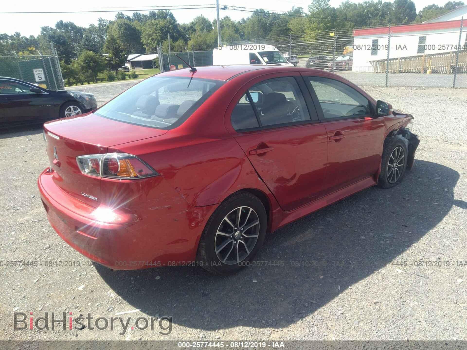 2017 MITSUBISHI LANCER - VIN: JA32V2FW1HU003686 - Фото 4