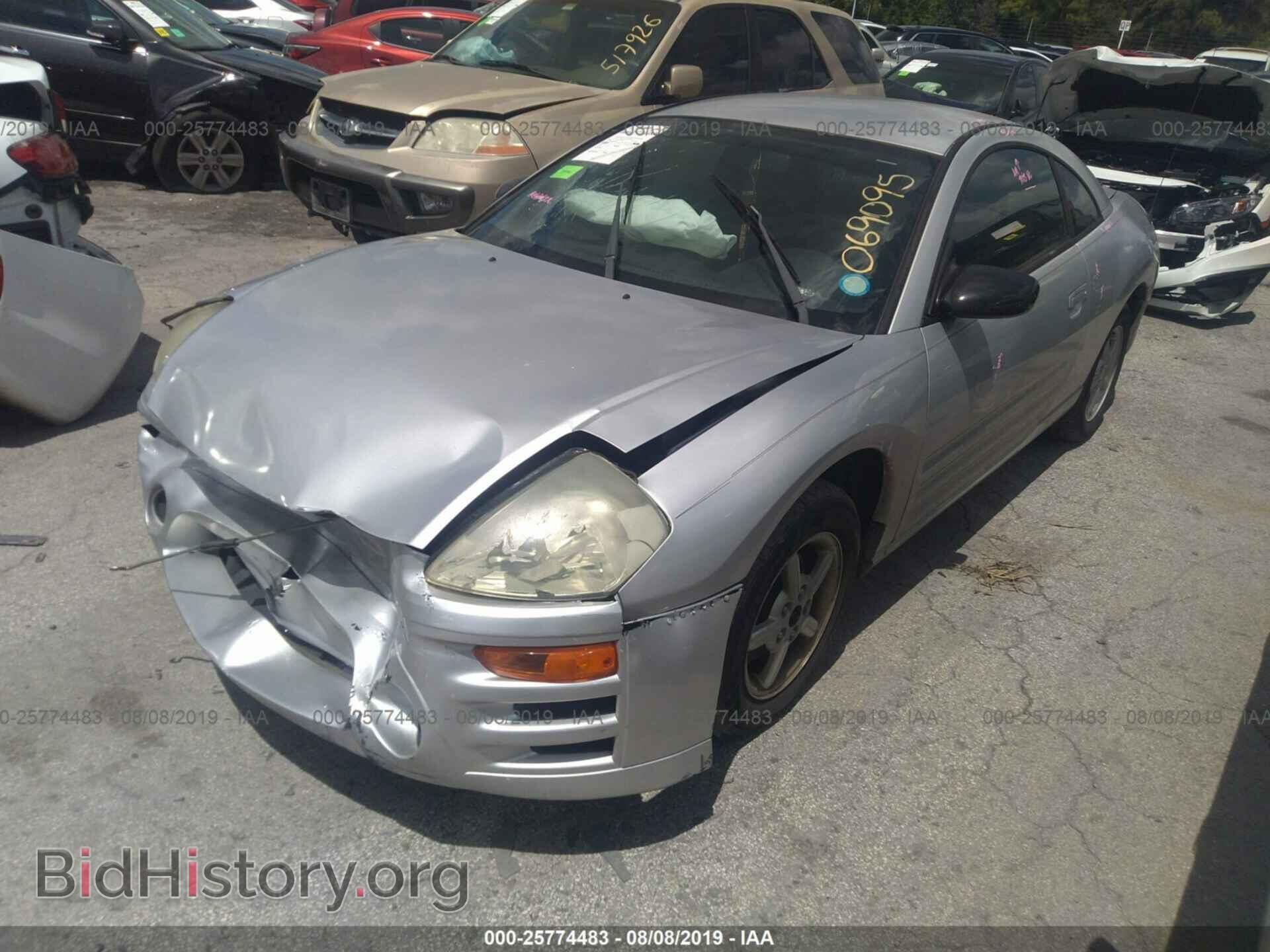 2004 MITSUBISHI ECLIPSE - VIN: 4A3AC34G34E069095 - Фото 2