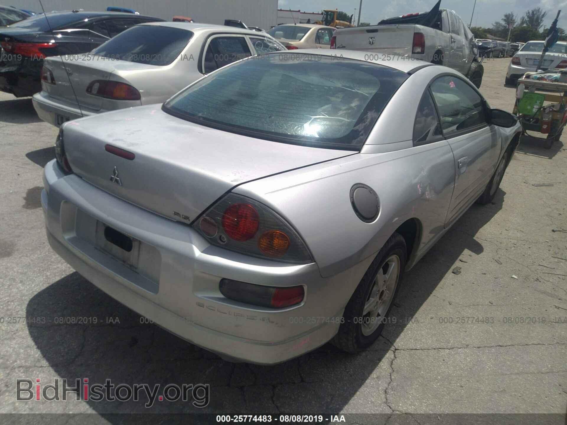 2004 MITSUBISHI ECLIPSE - VIN: 4A3AC34G34E069095 - Фото 4