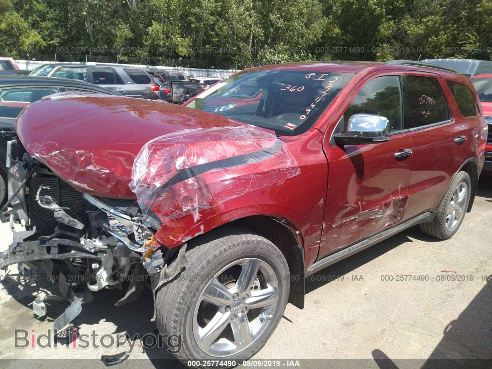 2013 DODGE DURANGO - VIN: 1C4RDJEG8DC557072 - Фото 2