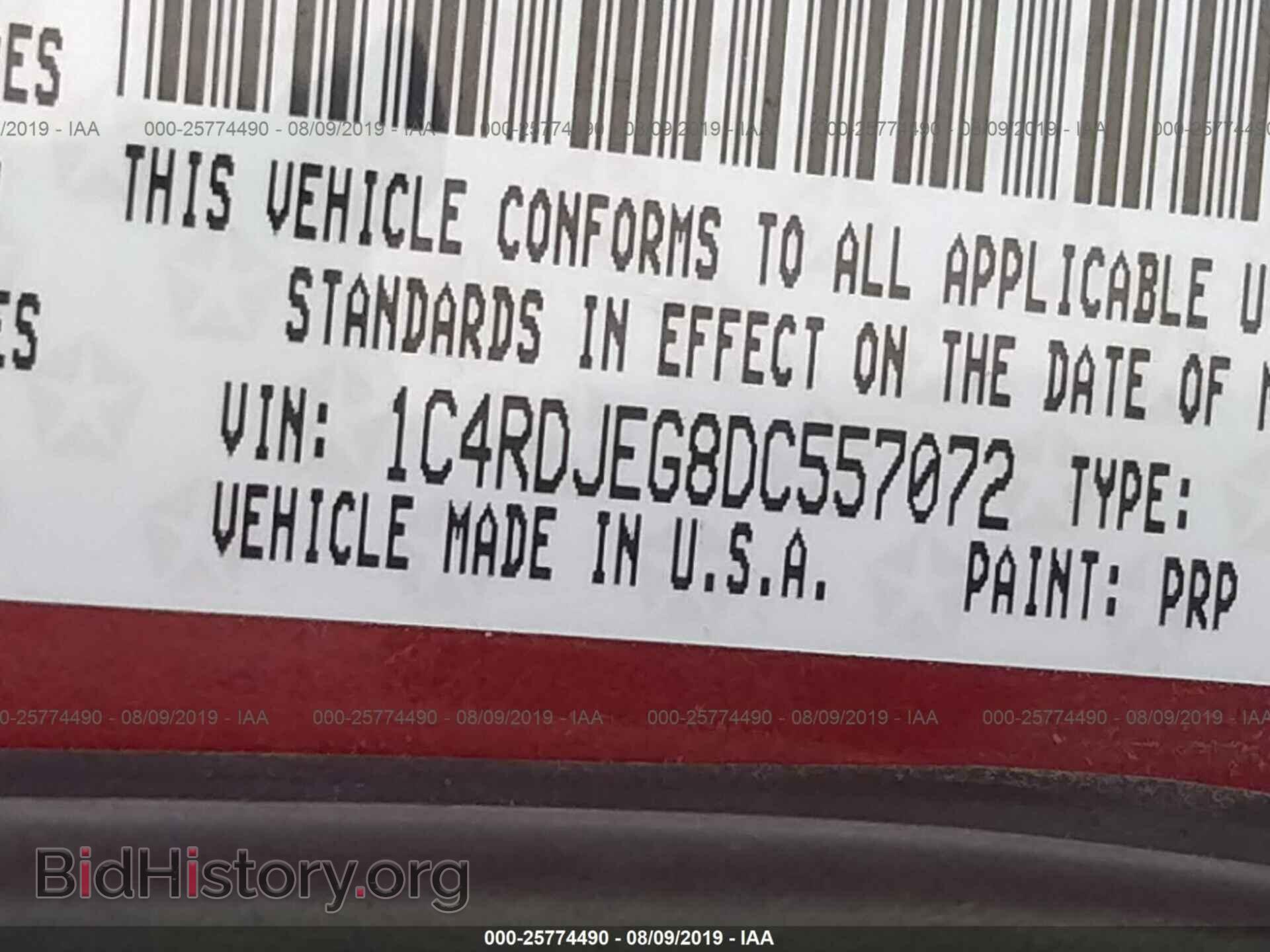 2013 DODGE DURANGO - VIN: 1C4RDJEG8DC557072 - Фото 9
