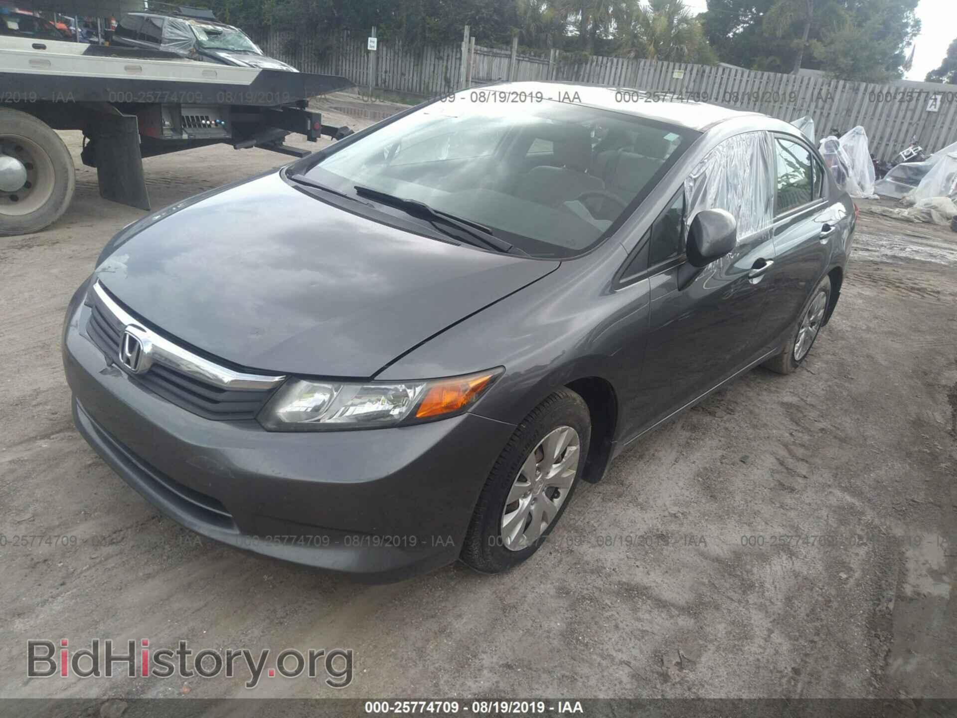 2012 HONDA CIVIC - VIN: 19XFB2F5XCE103621 - Photo 2