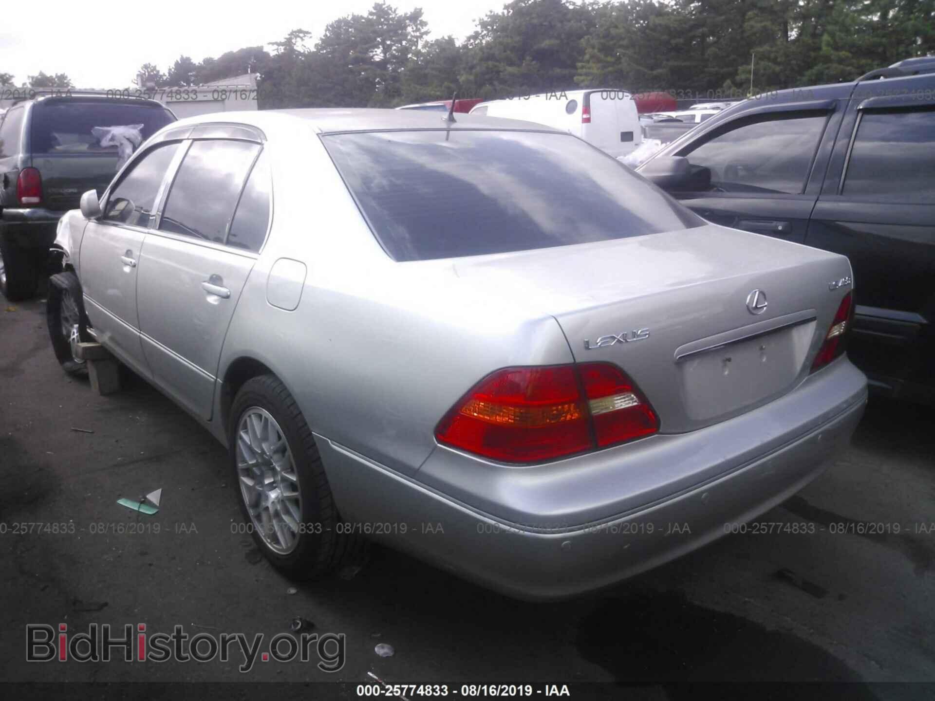 2003 LEXUS LS - VIN: JTHBN30F730101524 - Фото 3