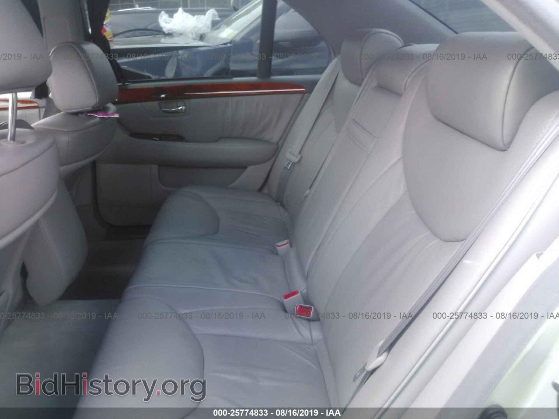 2003 LEXUS LS - VIN: JTHBN30F730101524 - Фото 8