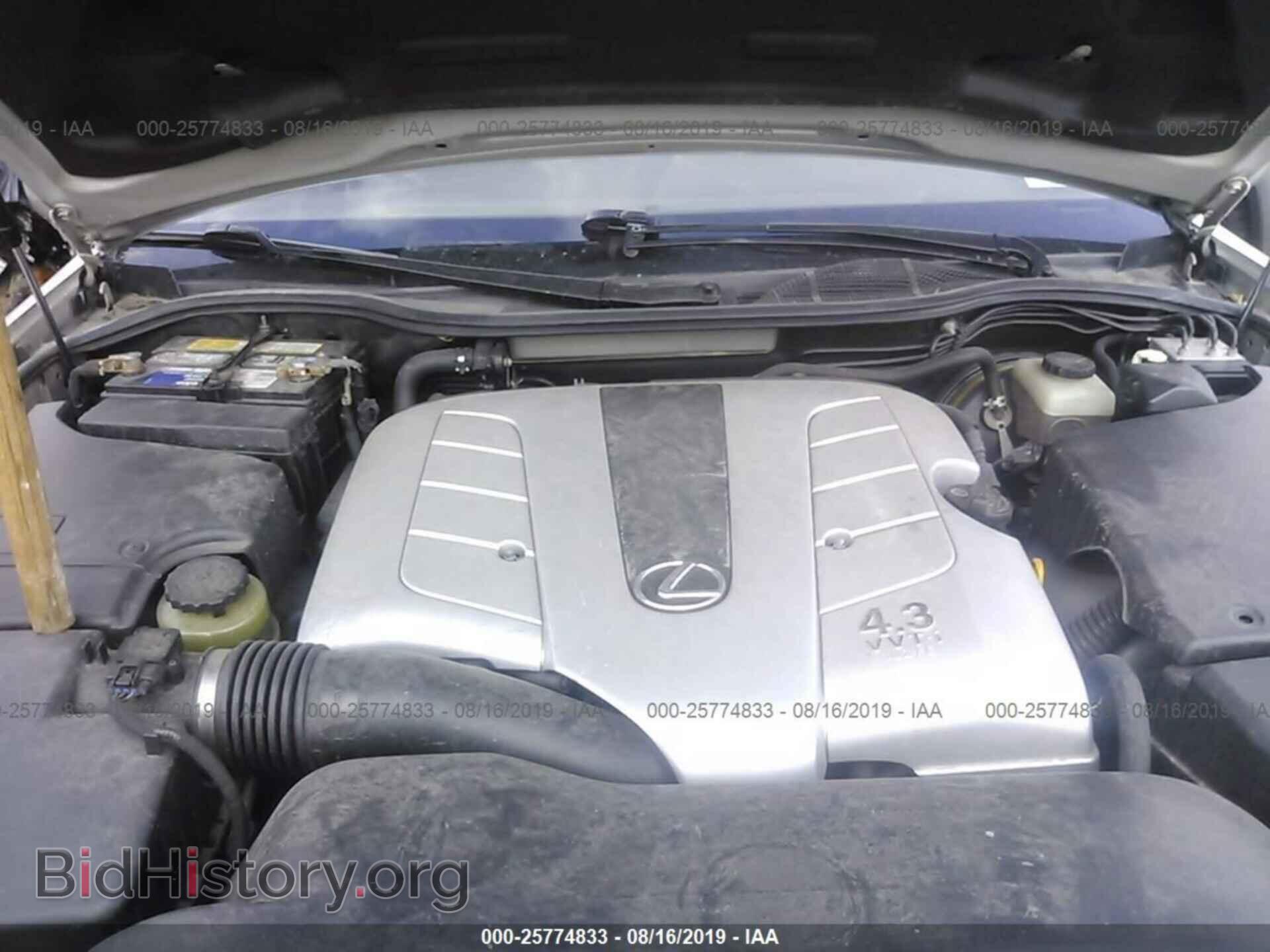 2003 LEXUS LS - VIN: JTHBN30F730101524 - Фото 10