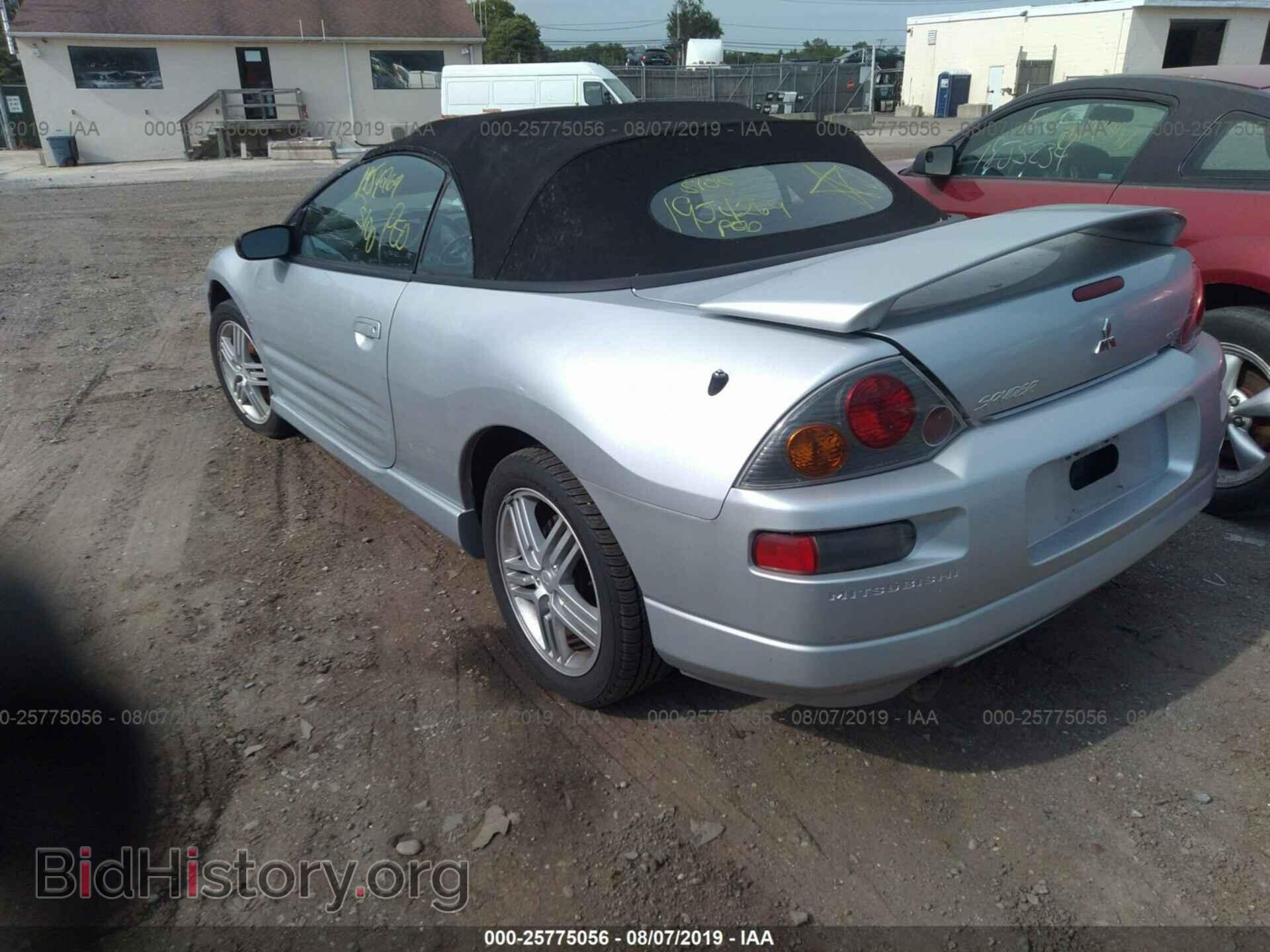 2003 MITSUBISHI ECLIPSE - VIN: 4A3AE55H03E173992 - Фото 3