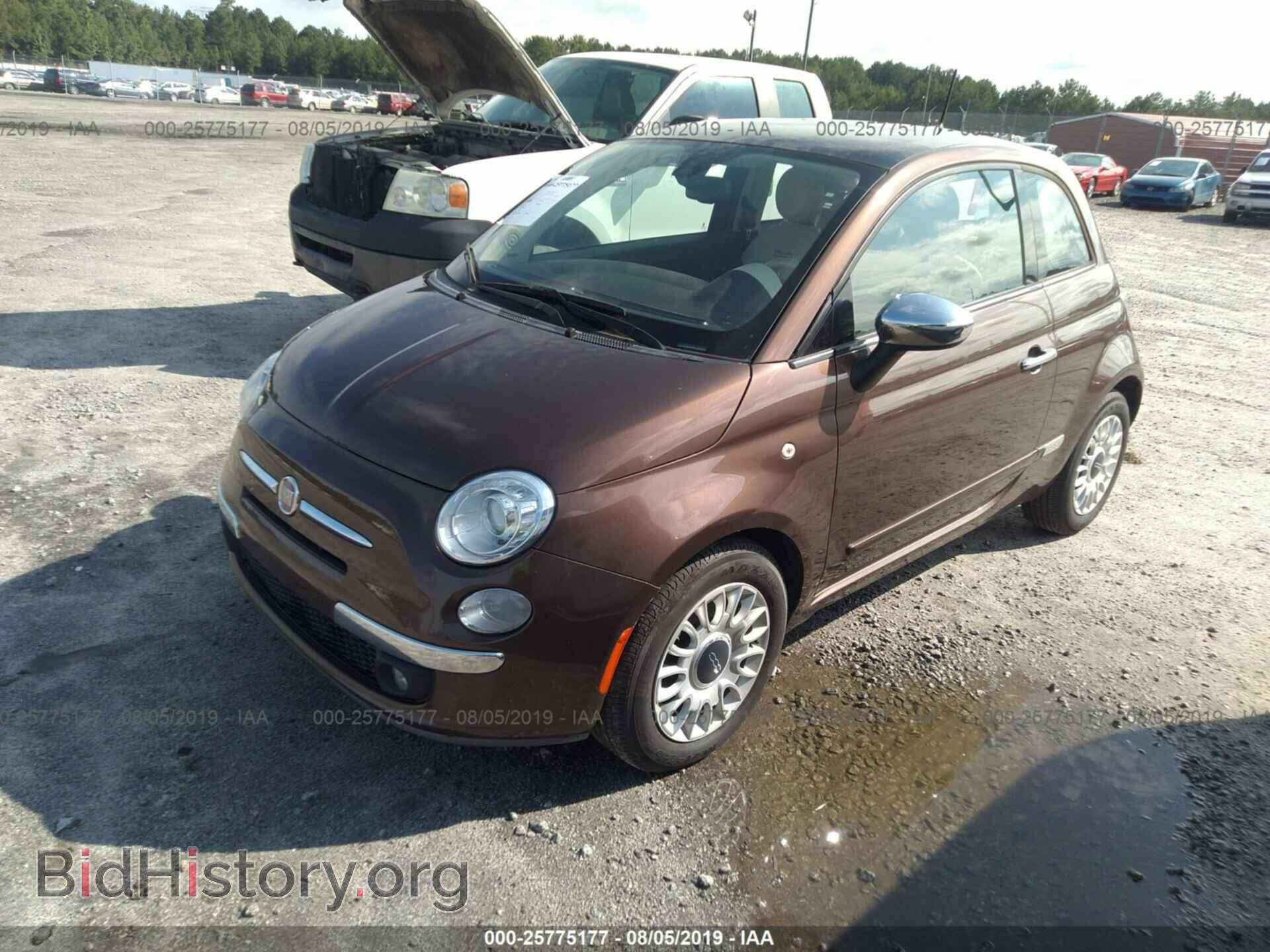 2012 FIAT 500 - VIN: 3C3CFFCR6CT228380 - Фото 2