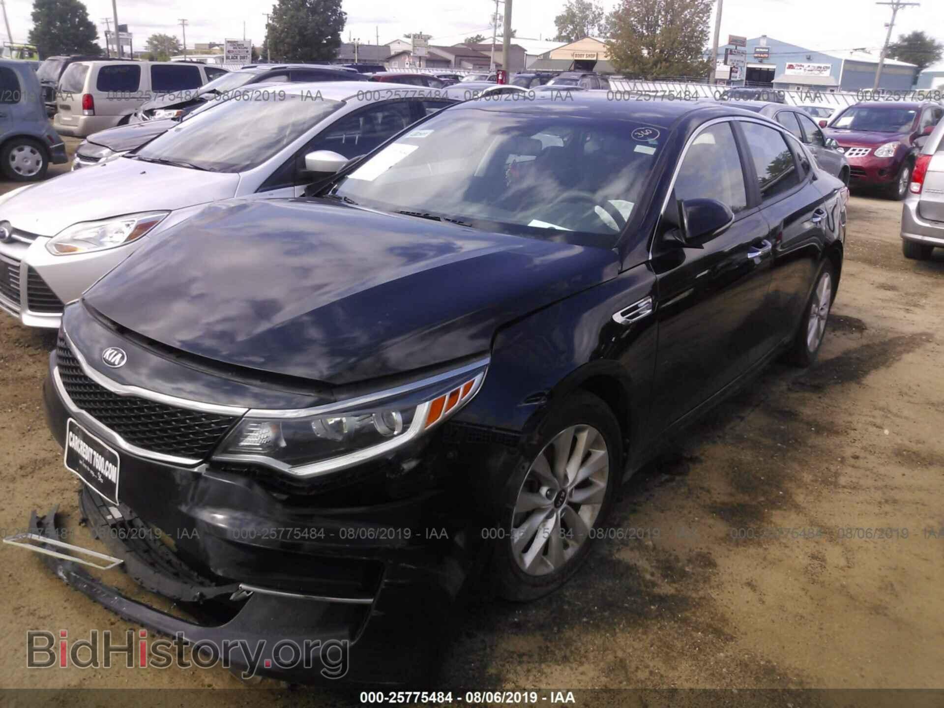 2016 KIA OPTIMA - VIN: 5XXGT4L38GG036272 - Фото 2