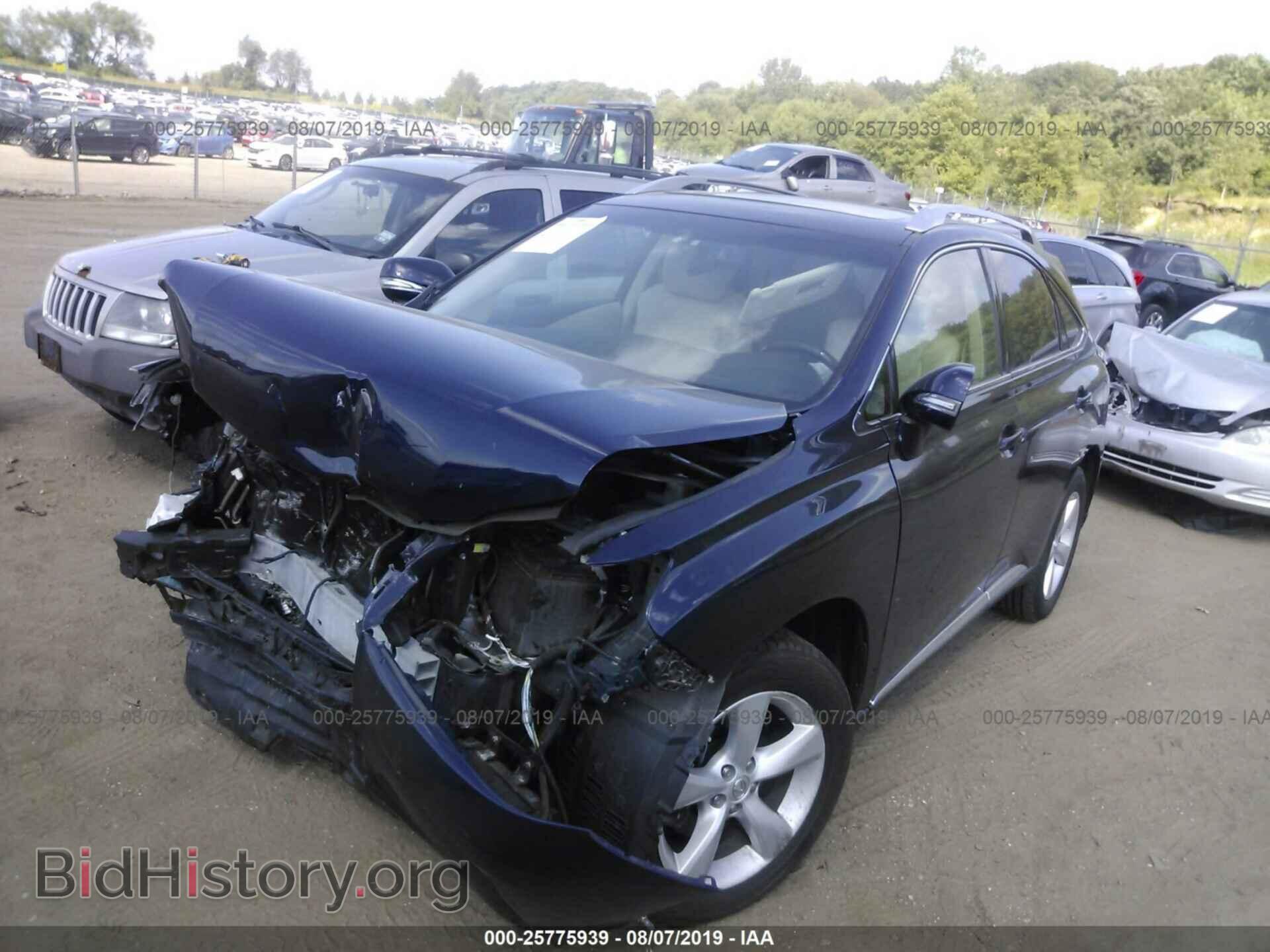 2015 LEXUS RX - VIN: 2T2BK1BA0FC332691 - Фото 2
